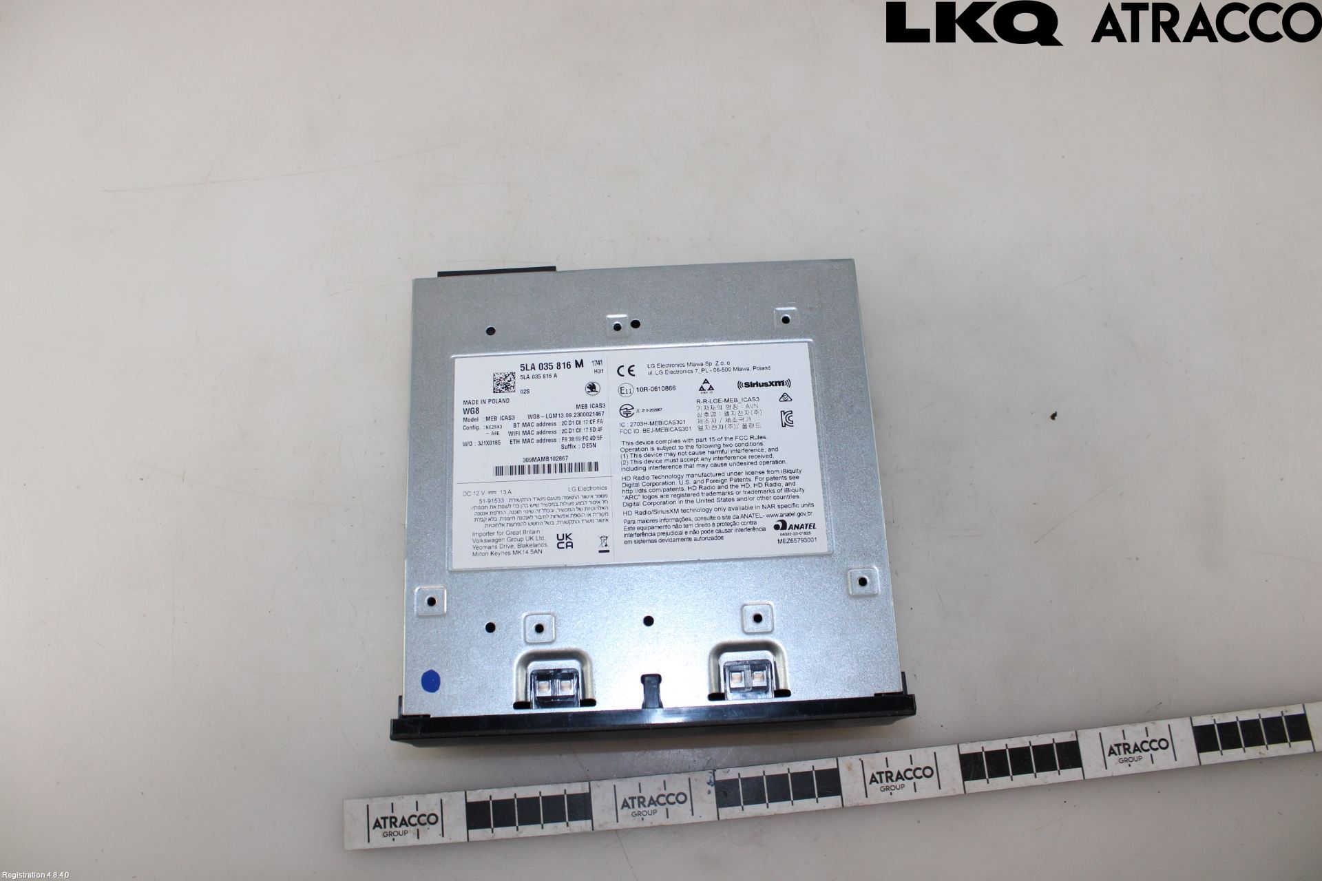 Skoda ENYAQ iV 21- Cd Radio - Multimediapanel