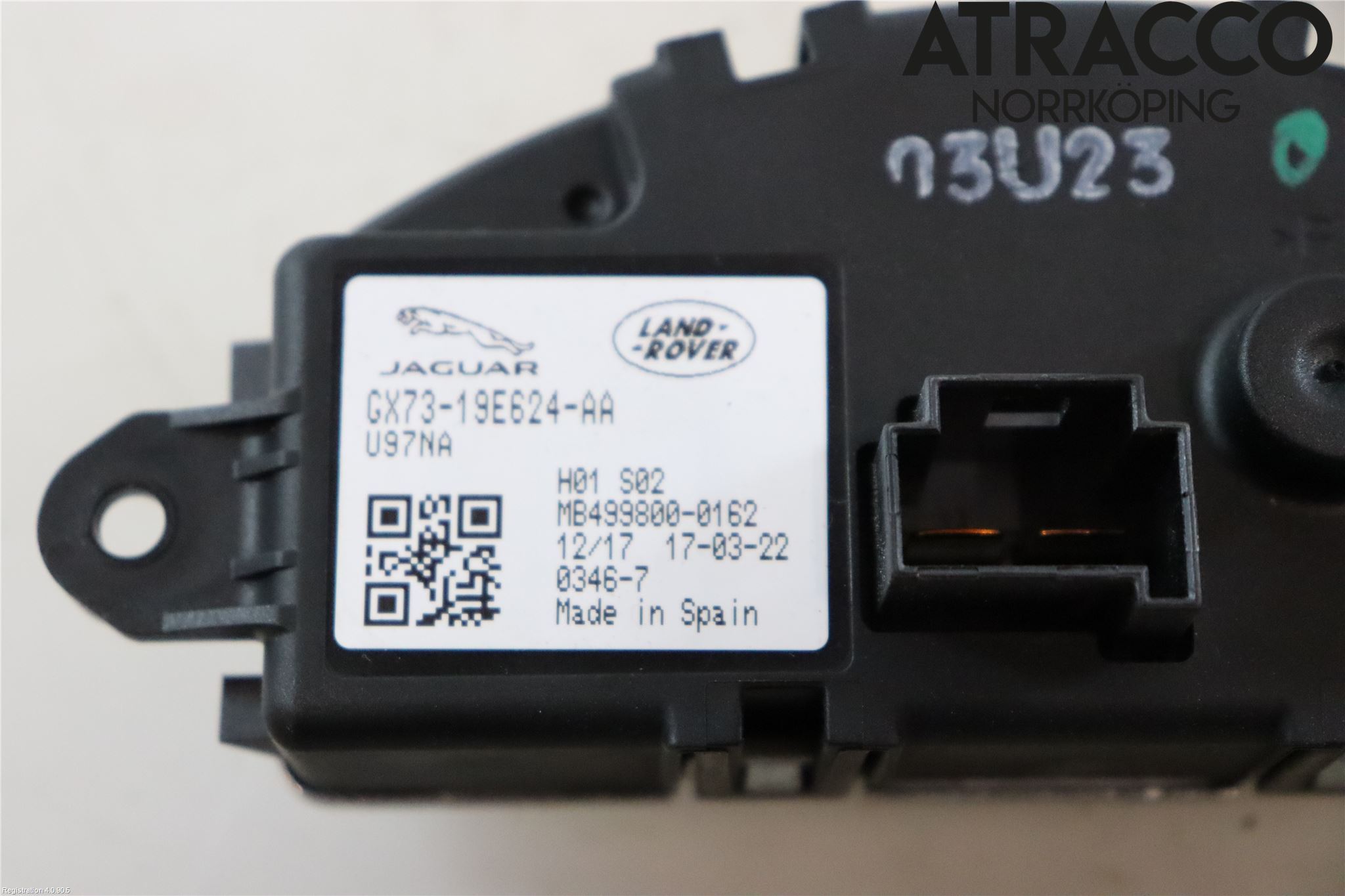 Jaguar F-PACE Värmefläktsmotstånd