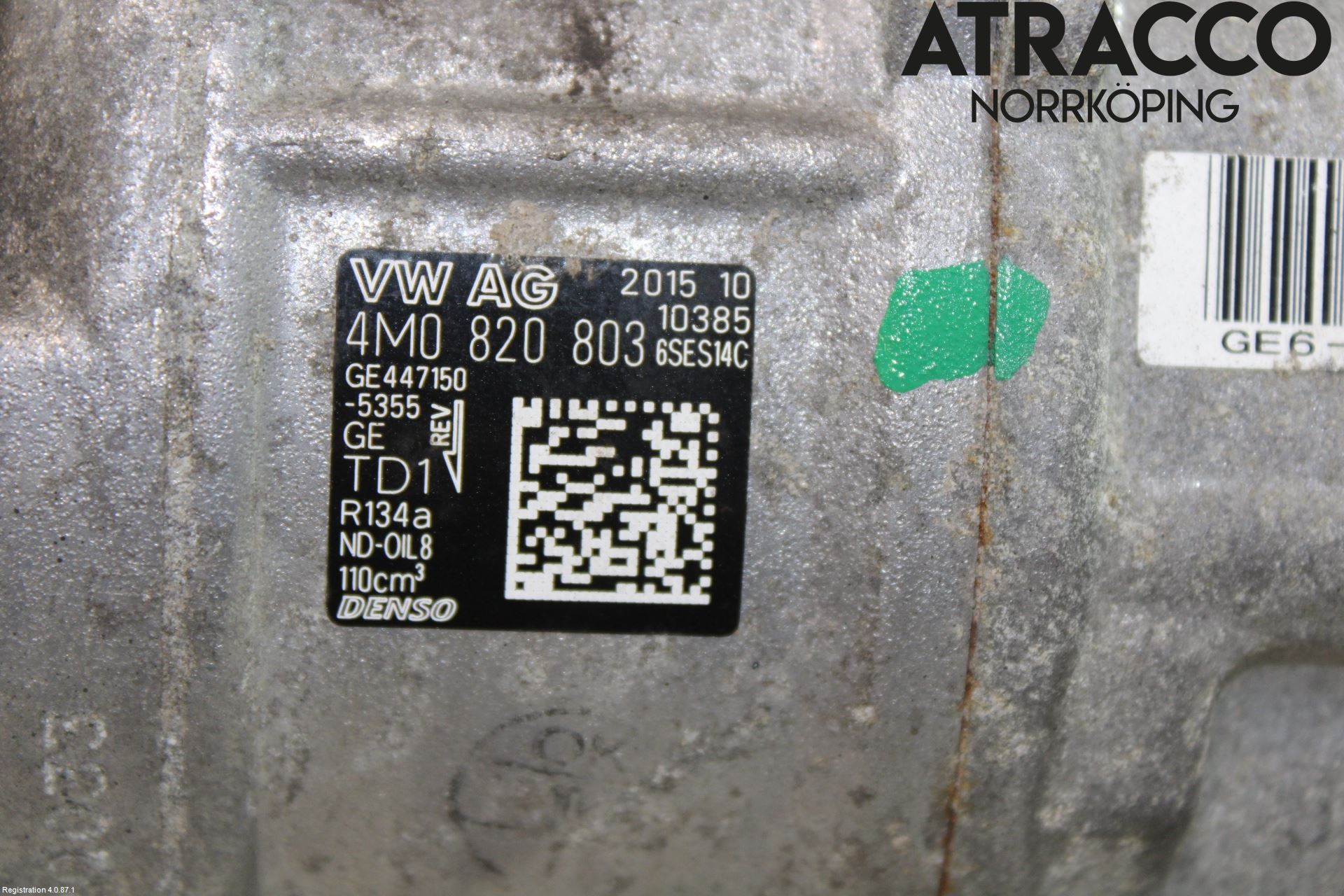 Audi A4/S4 B9 16-19 Ac Kompressor