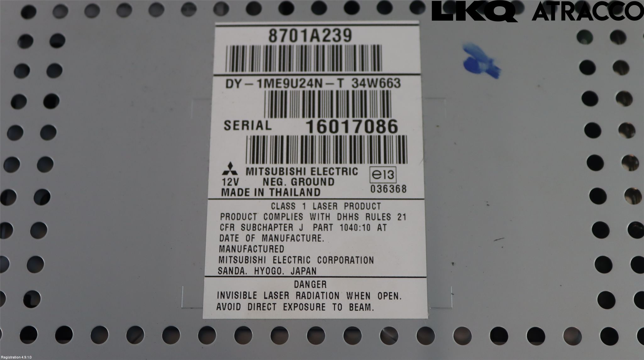 Mitsubishi COLT 09-13 Cd Radio - Multimediapanel