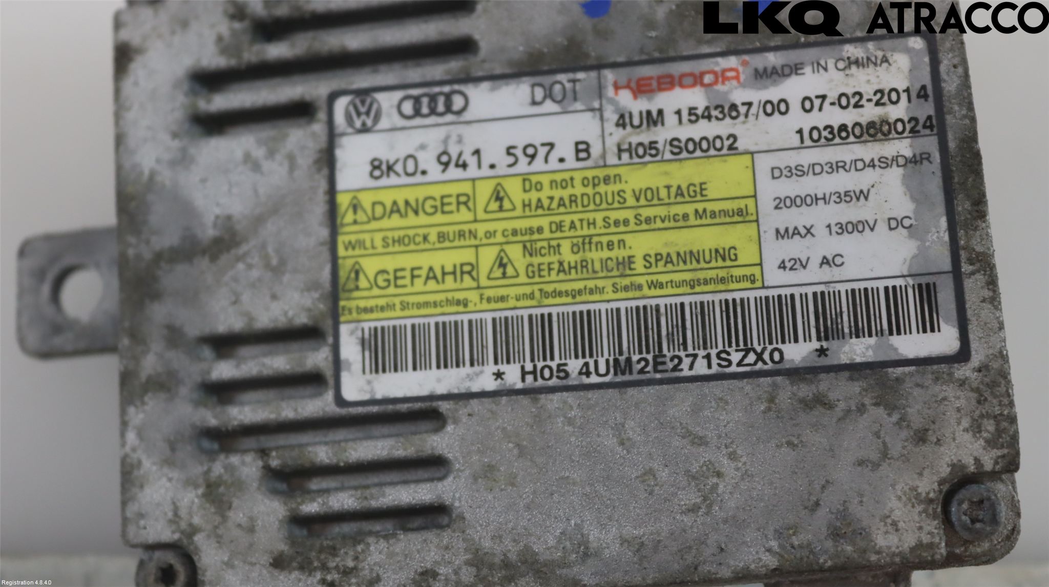 Volkswagen VW PASSAT 11-14 Styrenhet Strålkastare
