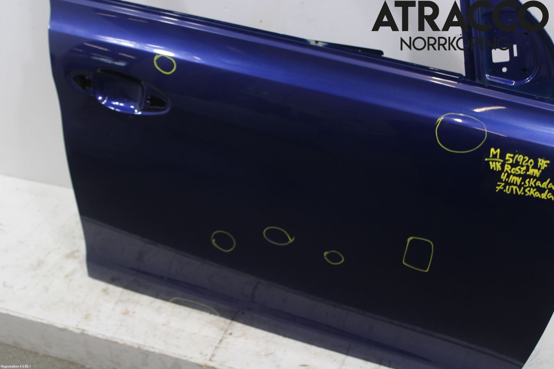 Peugeot 308 14-21 Dörr Fram Höger