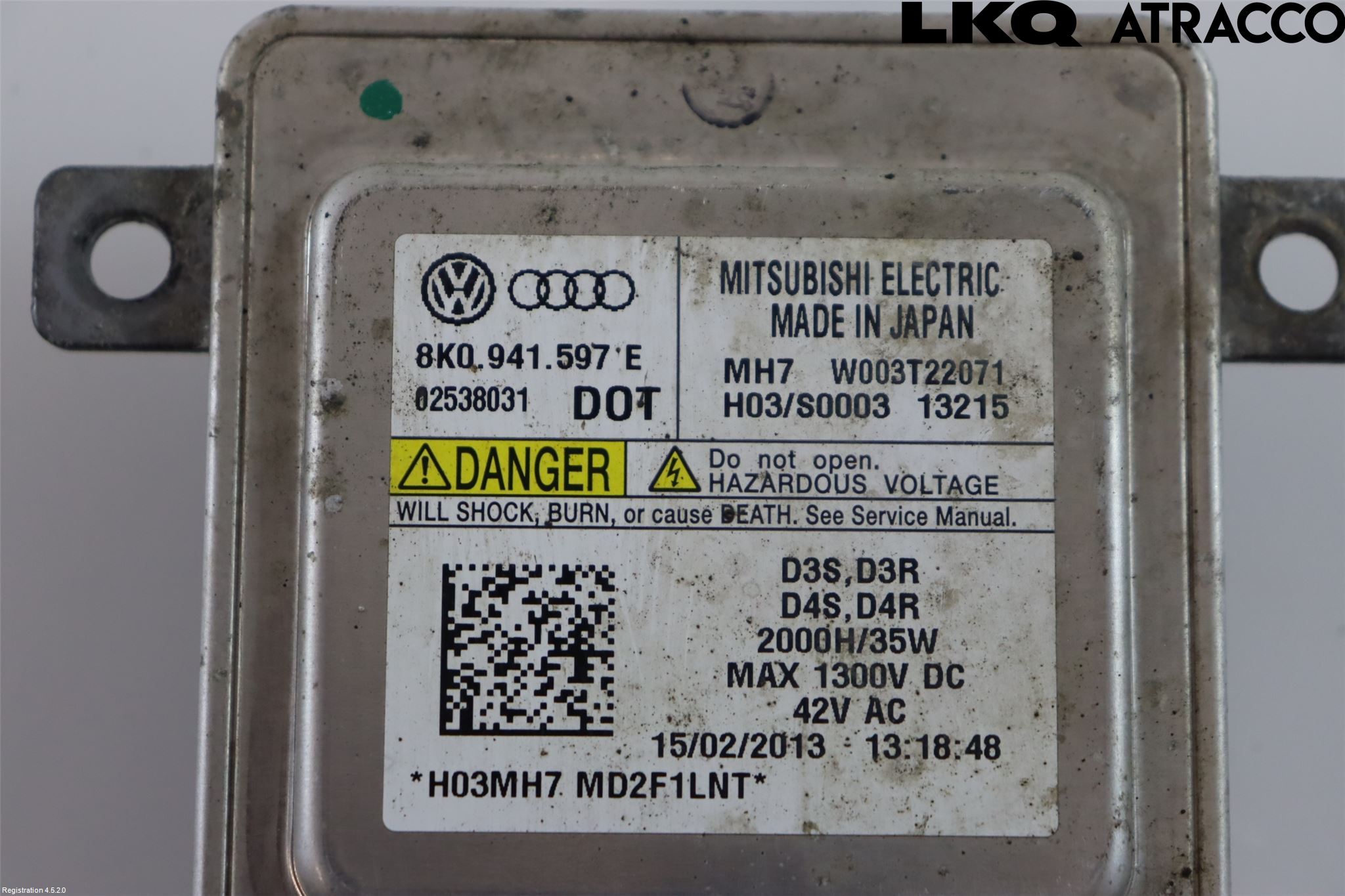 Audi A4 12-15 Styrenhet Strålkastare