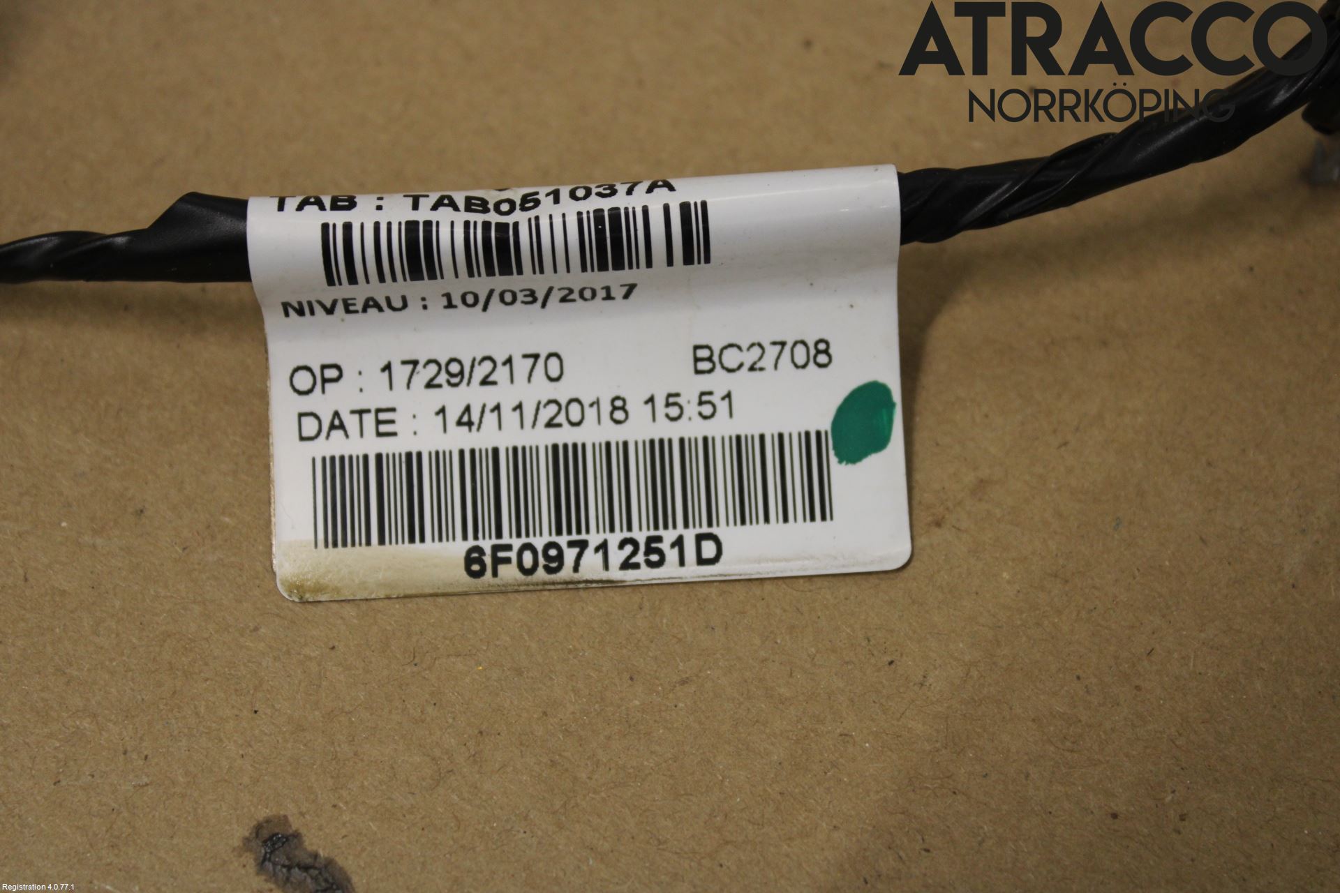 Seat IBIZA V 17-20 Parkeringshjälp Backsensor