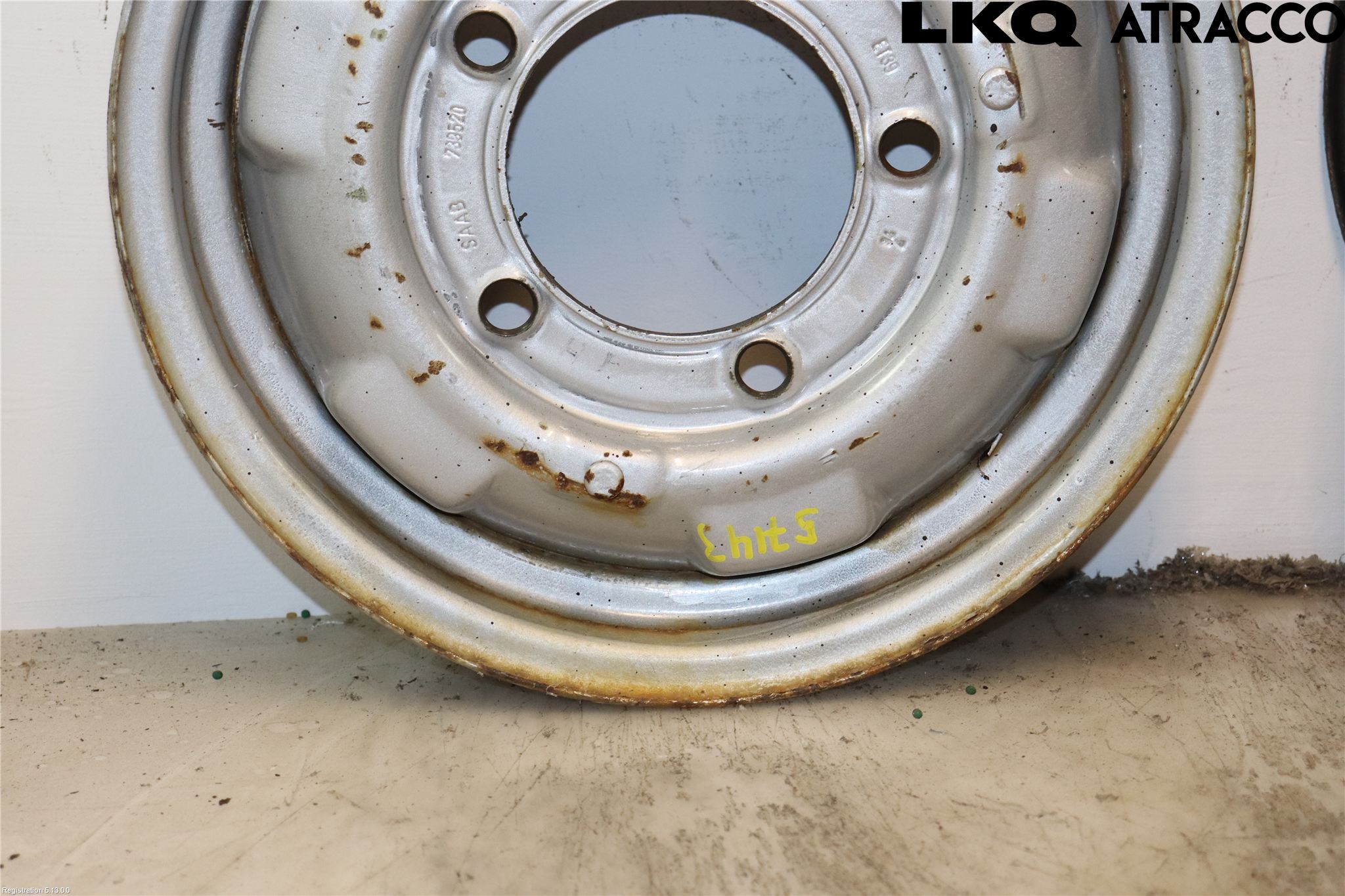 Saab 95/96 Fälgsats Plåt