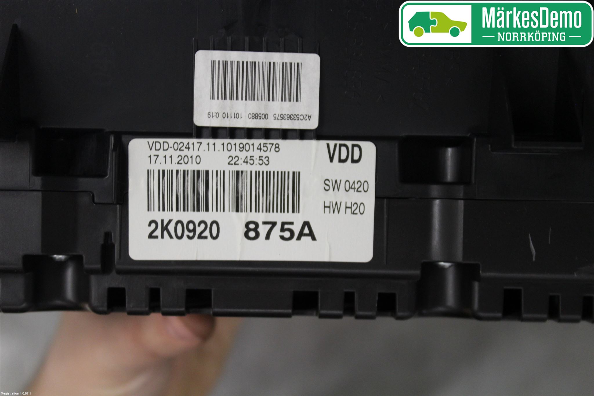 Volkswagen VW CADDY 11-15 Instrument Komb