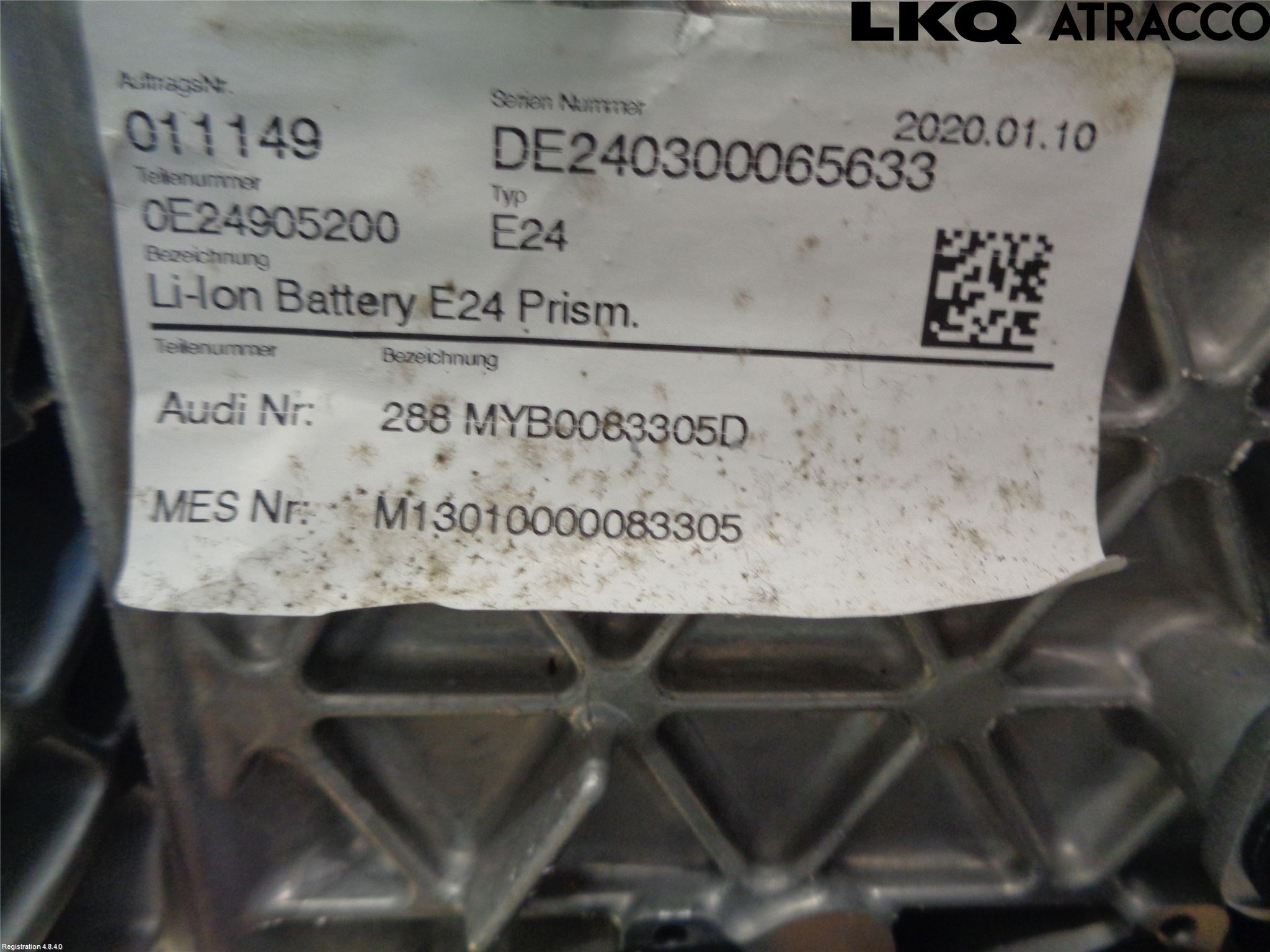 Audi Q5/SQ5 17- Batteri Högspänning