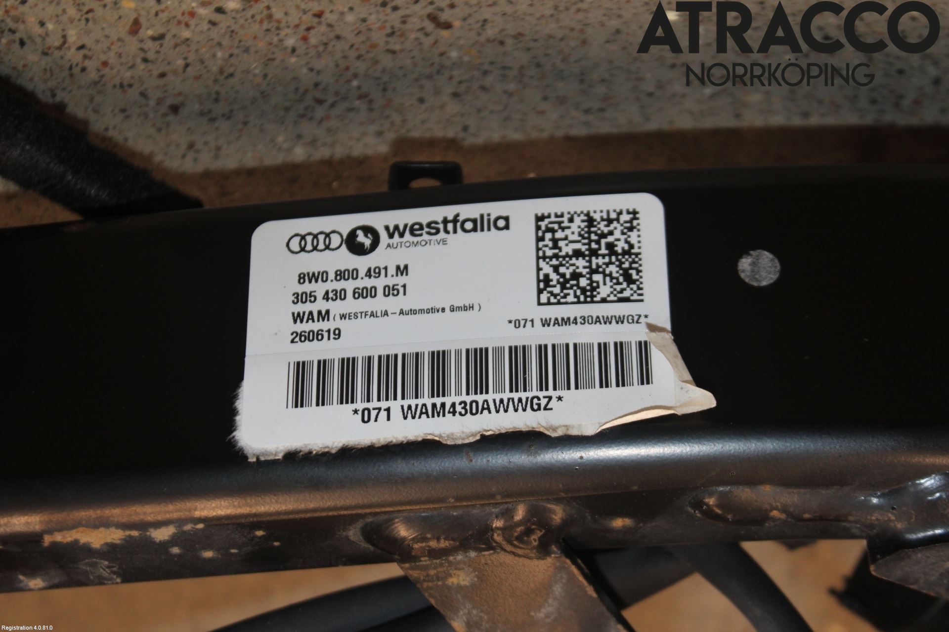 Audi A5 17- Dragkrok