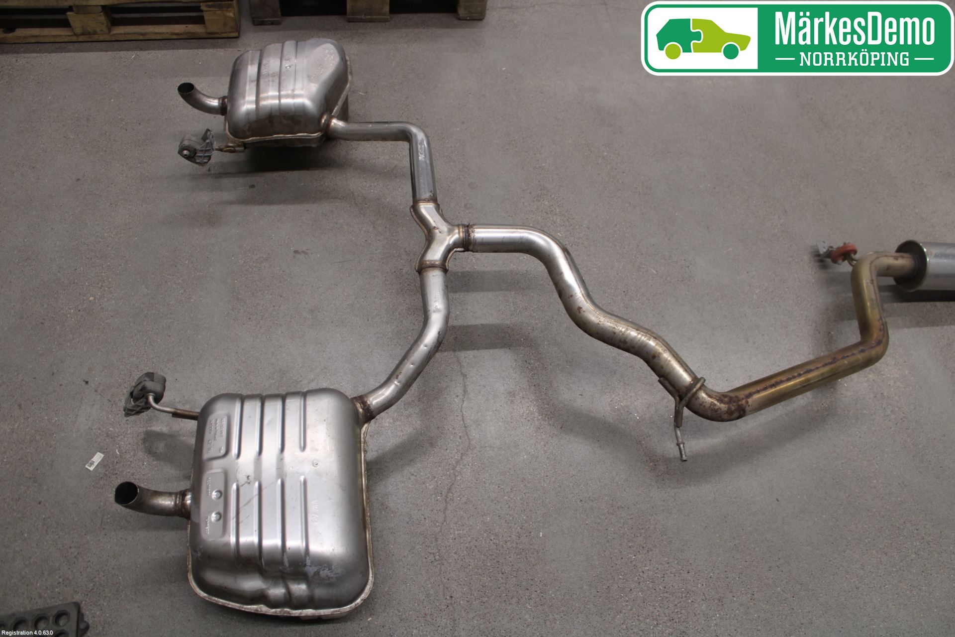 Volkswagen VW PASSAT 15-19 Avgas Halvsats