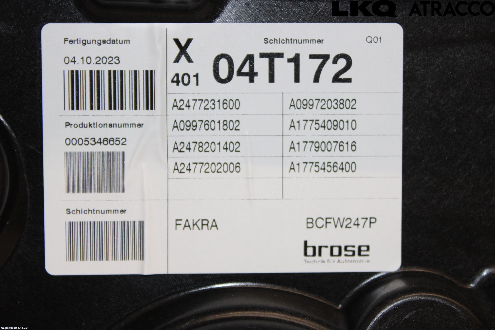 Mercedes-Benz MB EQB (X243) 22- Fönsterhiss El Kompl