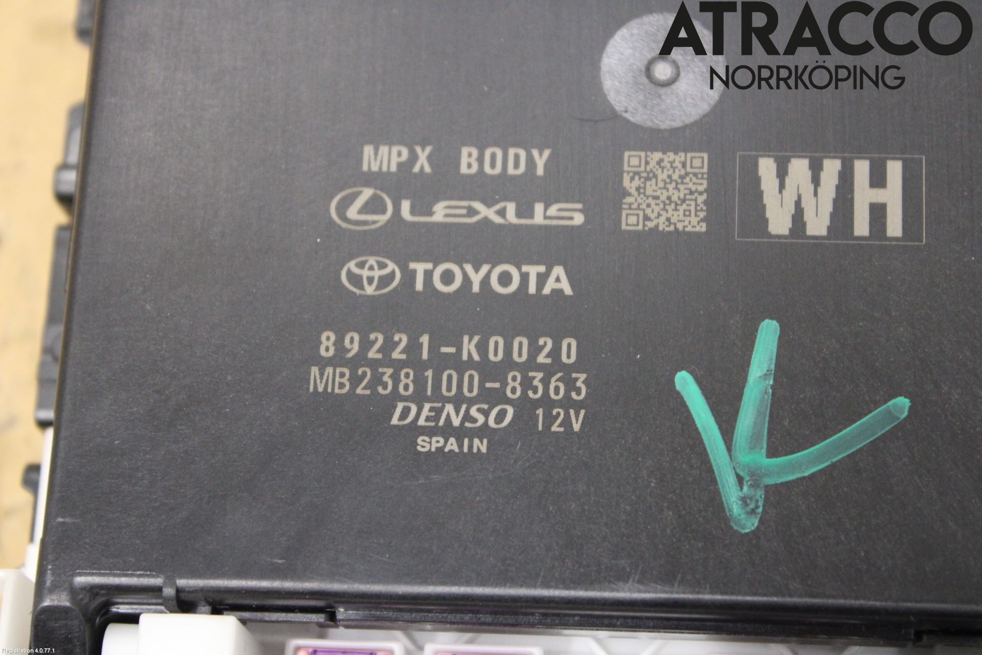 Toyota YARIS XP21 20- Styrenhet Övrigt