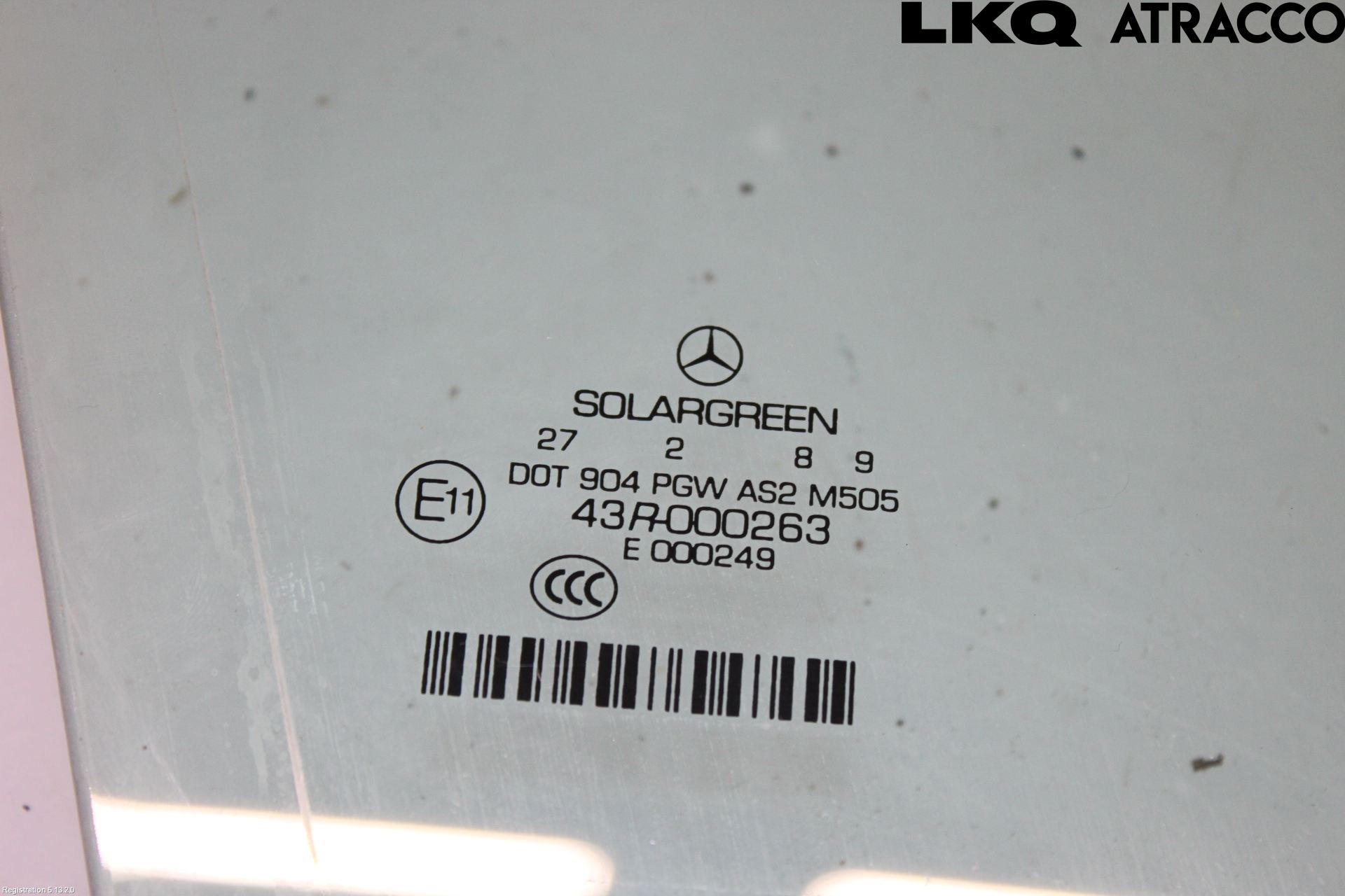 Mercedes-Benz MB S-KLASS (W221) 05-13 Dörruta Fram Höger