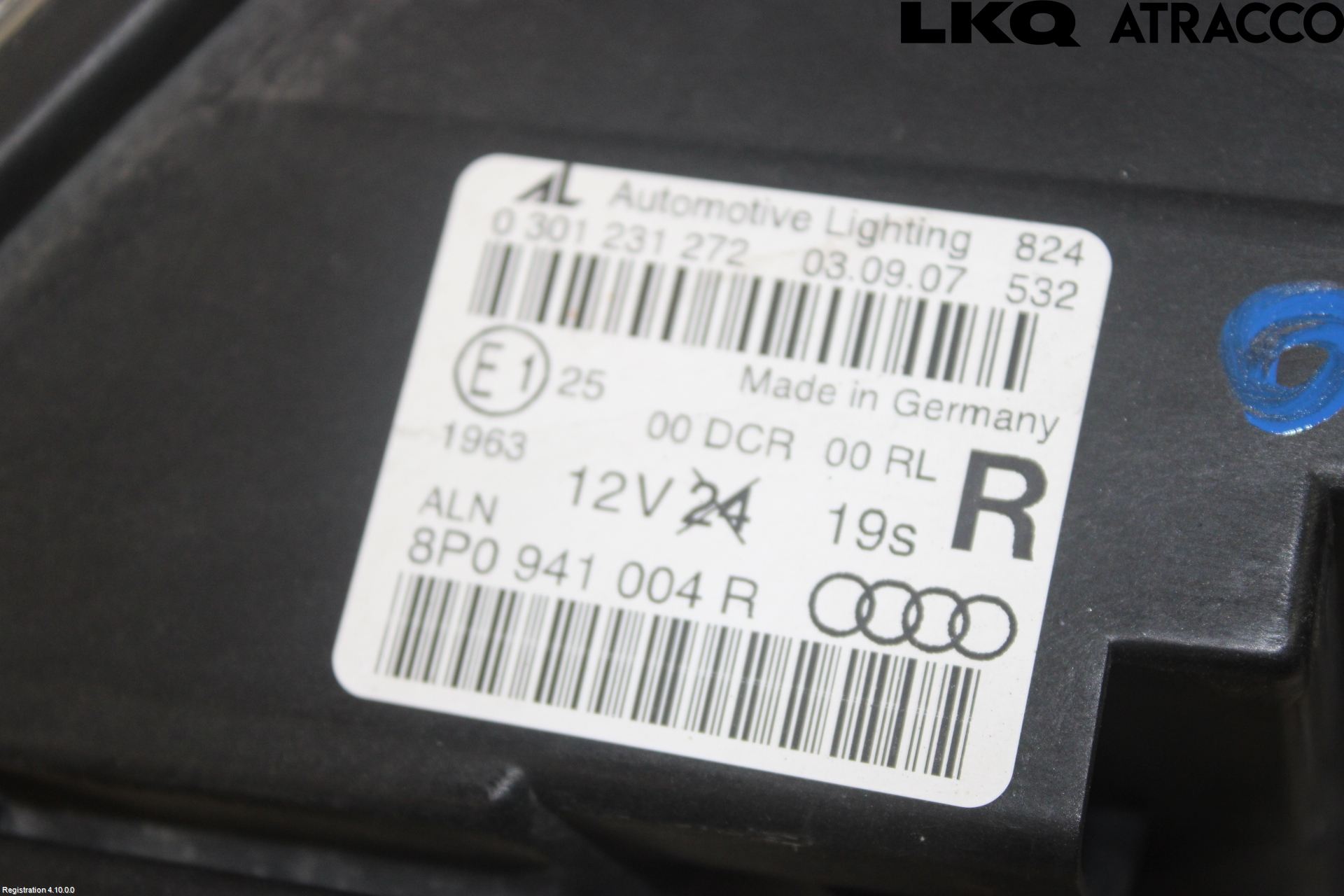 Audi A3/S3 05-13 Strålkastare Höger