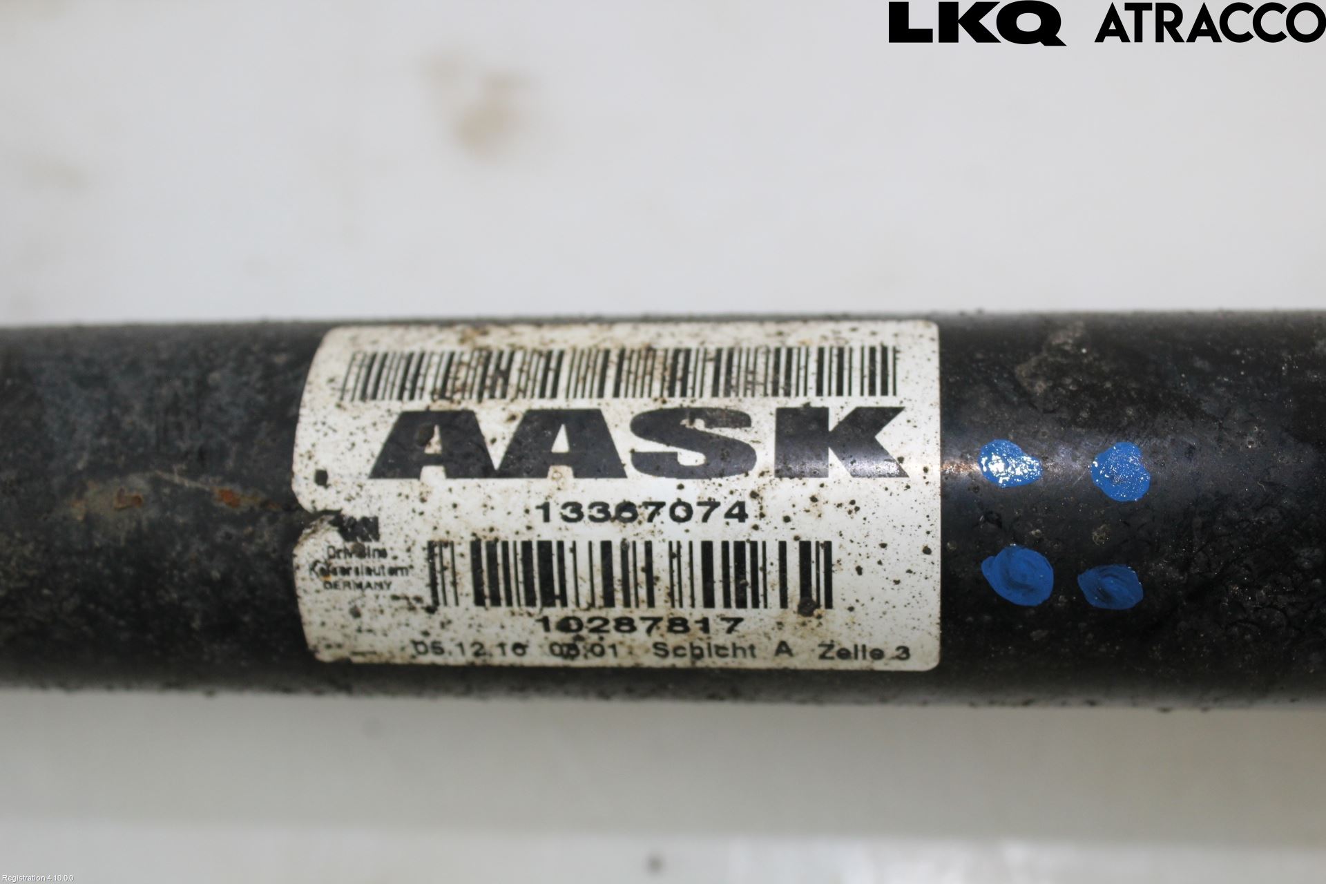 Opel ASTRA K 16-22 Drivaxel Fram Höger