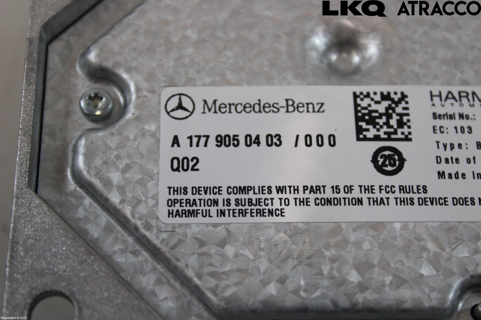 Mercedes-Benz MB EQA (H243) 21- Radio-Stereo Förstärkare