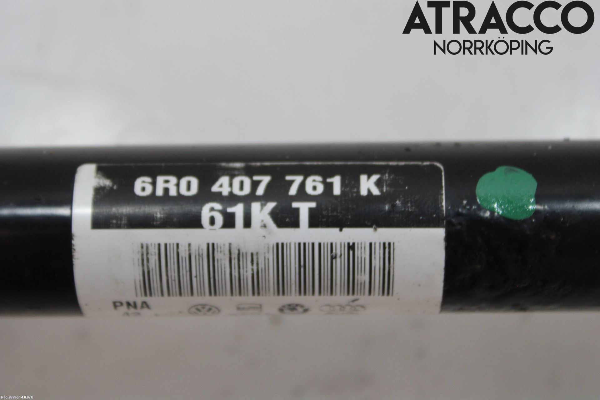 Volkswagen VW POLO 10-17 Drivaxel Fram Vänster