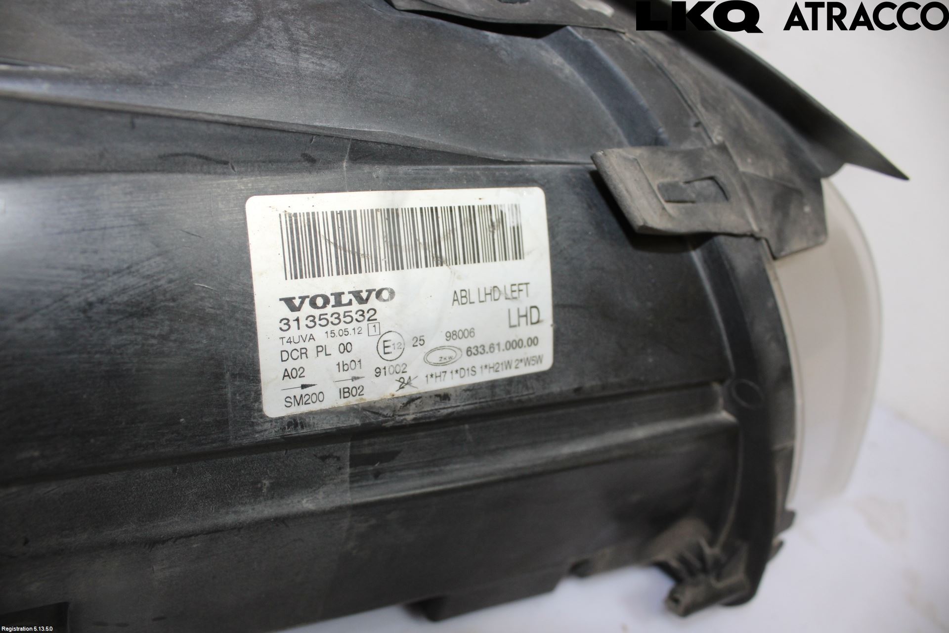 Volvo V70 08-13 Strålkastare Vänster