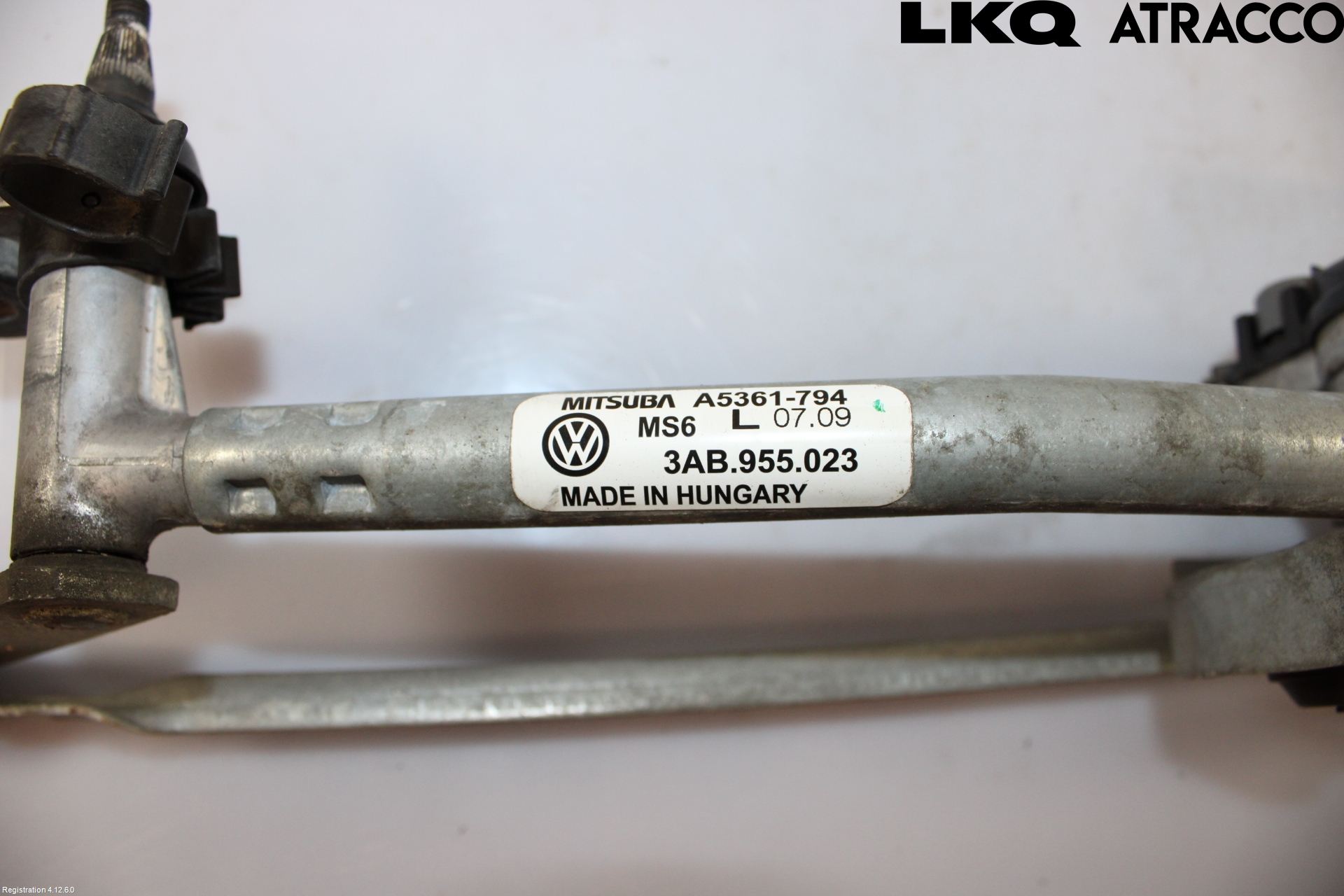 Volkswagen VW PASSAT 11-14 Torkarmekanism Vindruta