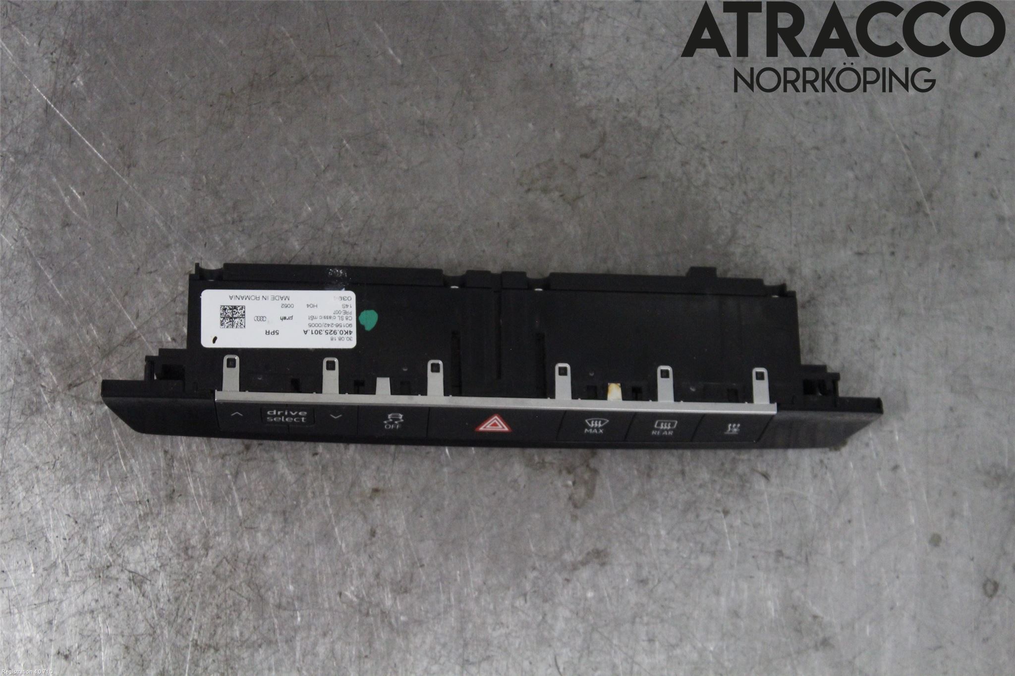 Audi A6 F2/C8 19- Strömställare Multifunktion