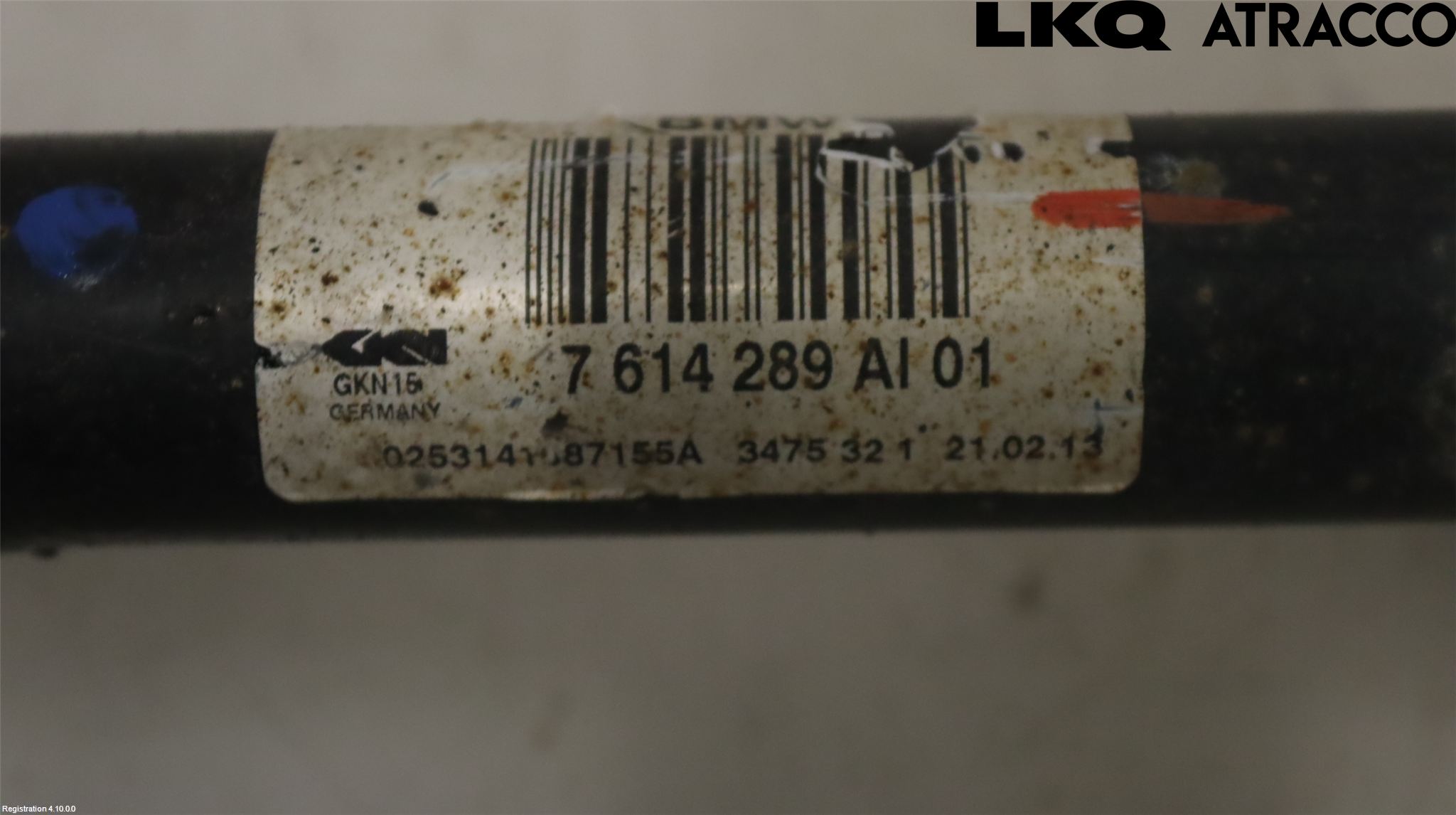 BMW 5 F10/F11/F18 09-17 Drivaxel Bak Vänster