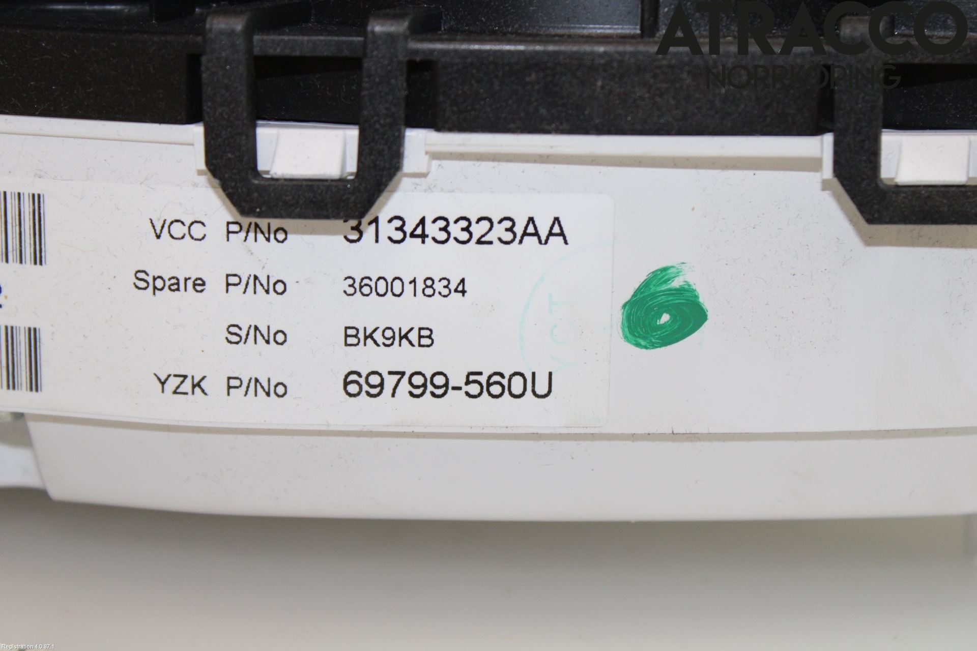 Volvo V60 11-13 Instrument Komb