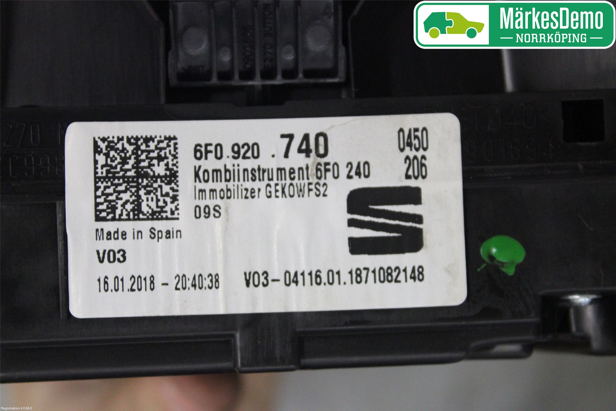 Seat IBIZA V 17-20 Instrument Komb