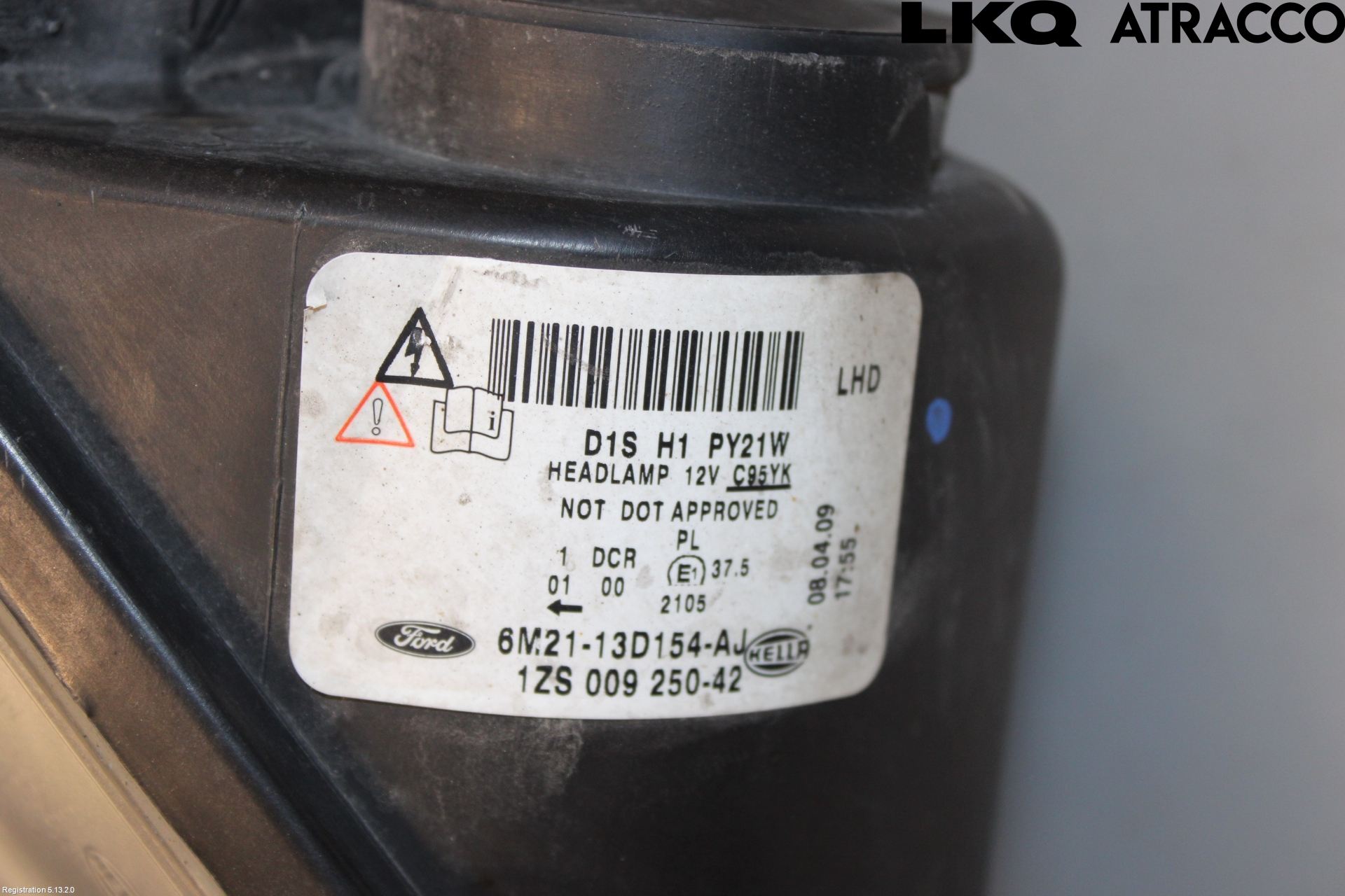 Ford S-MAX 06-15 Strålkastare Höger