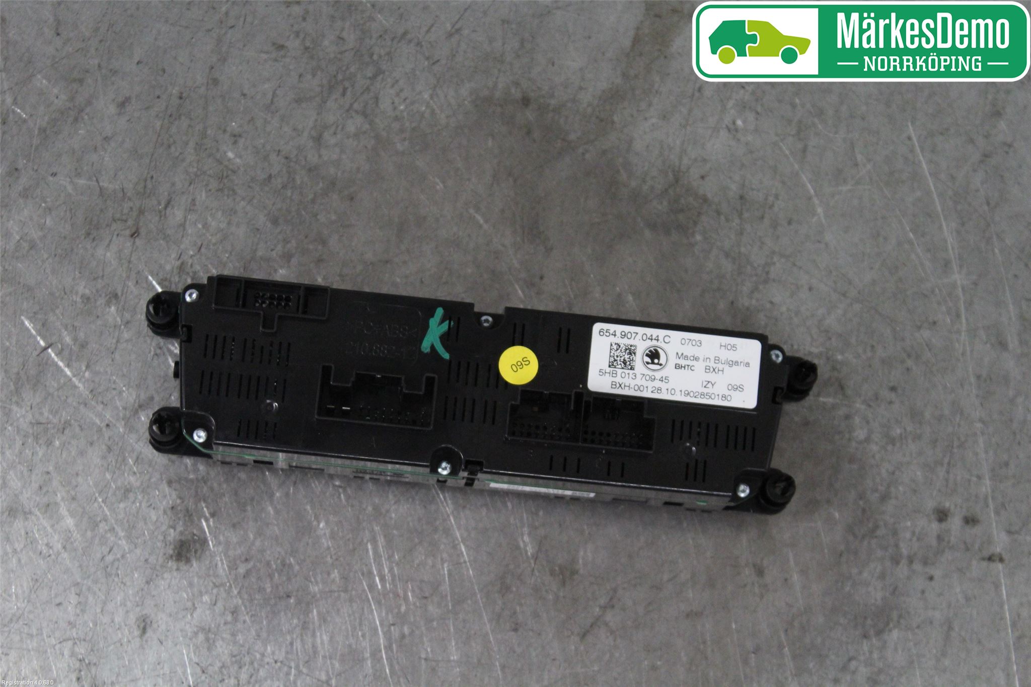 Skoda SCALA 19- Värmereglage