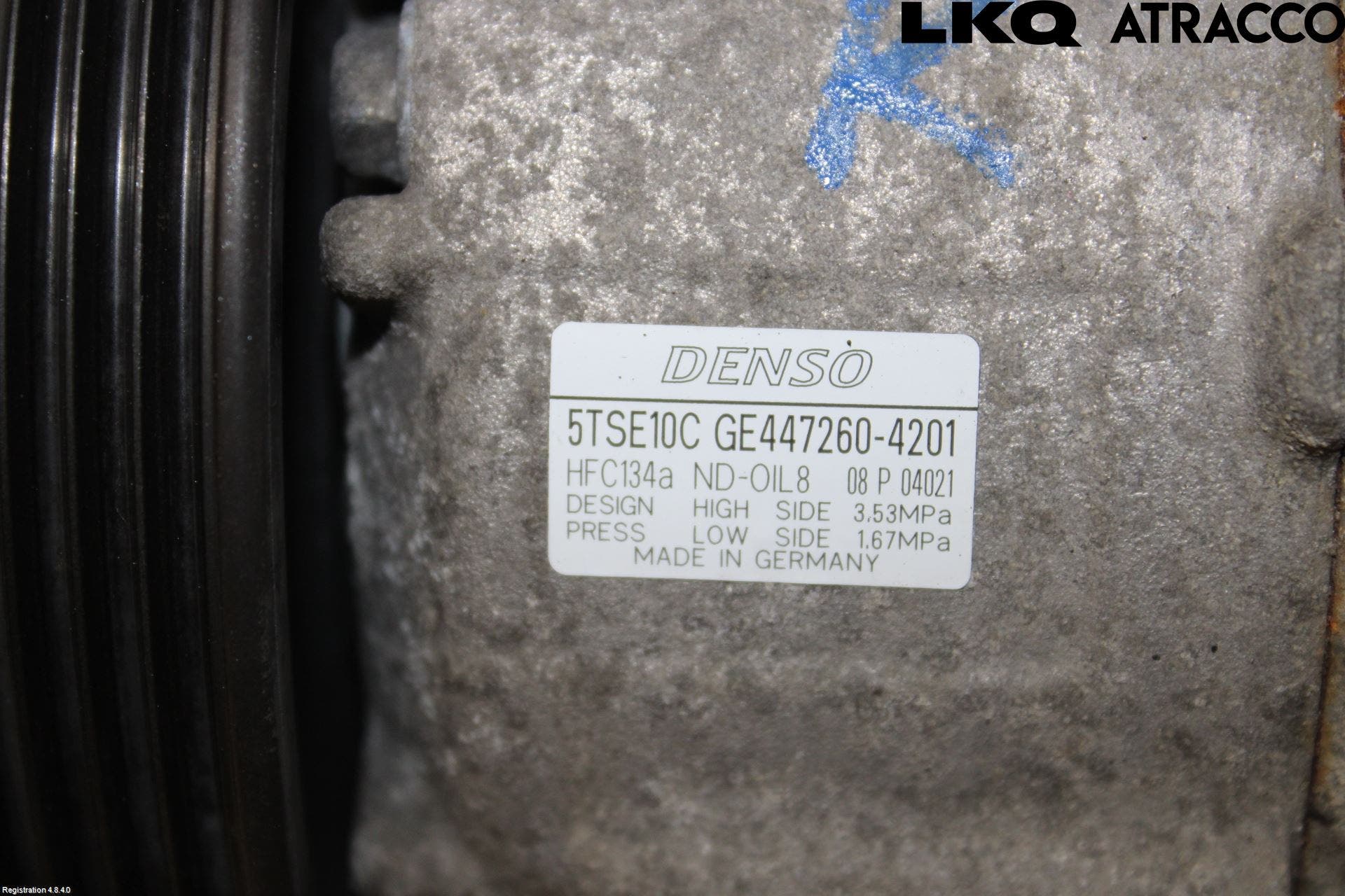 Toyota YARIS XP130 12-14 Ac Kompressor