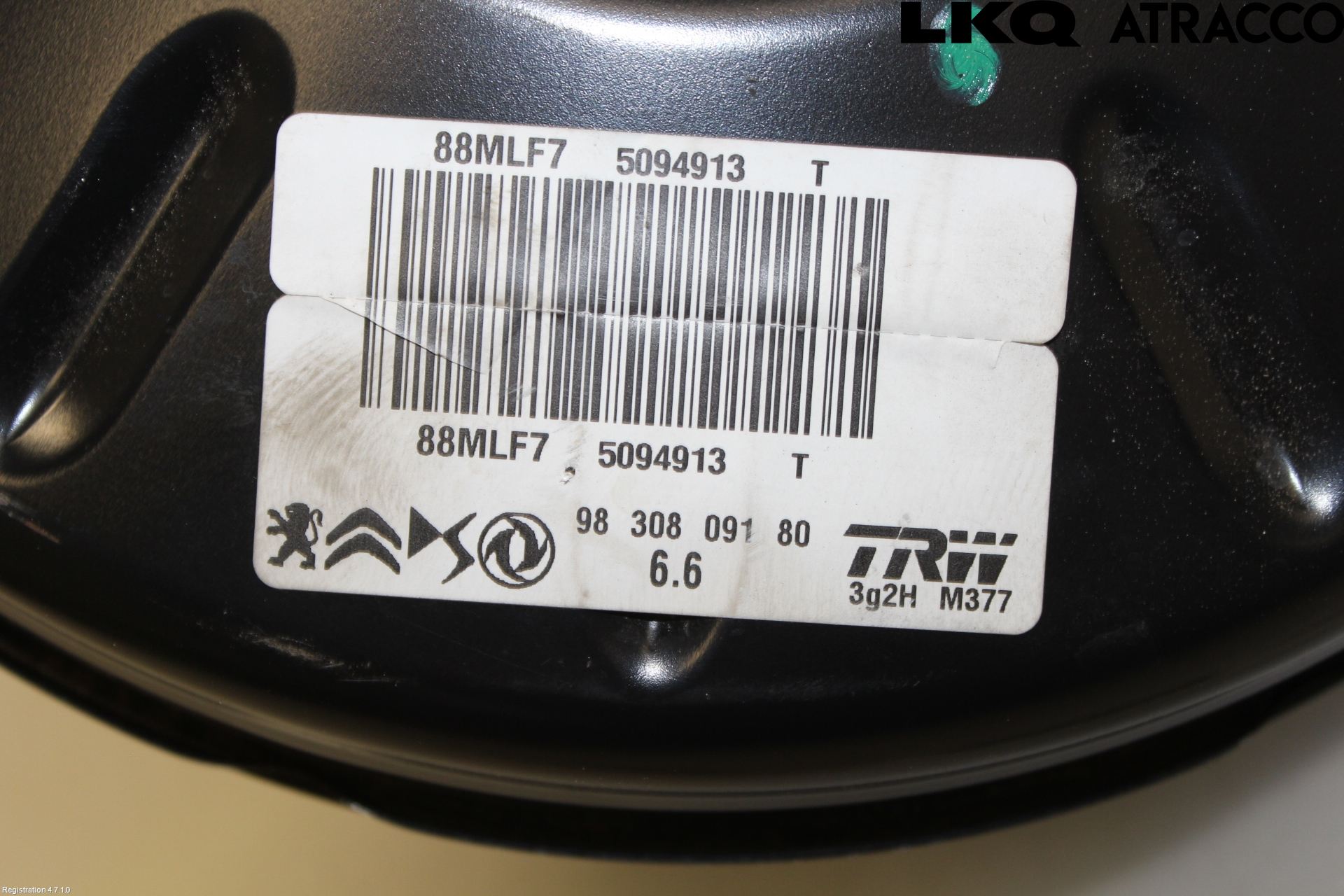 Opel CORSA F, CORSA-E 20- Bromsservo