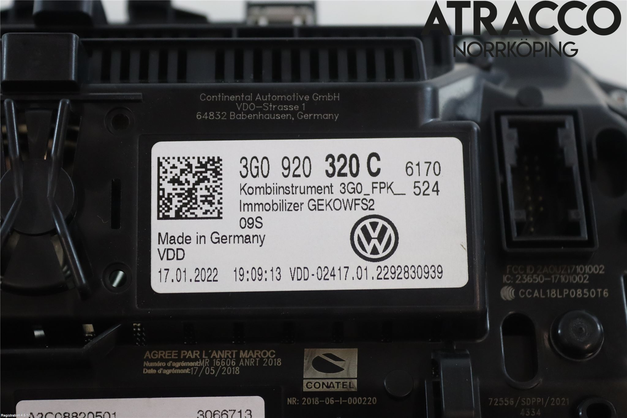 Volkswagen VW TIGUAN 16-24 Instrument Komb
