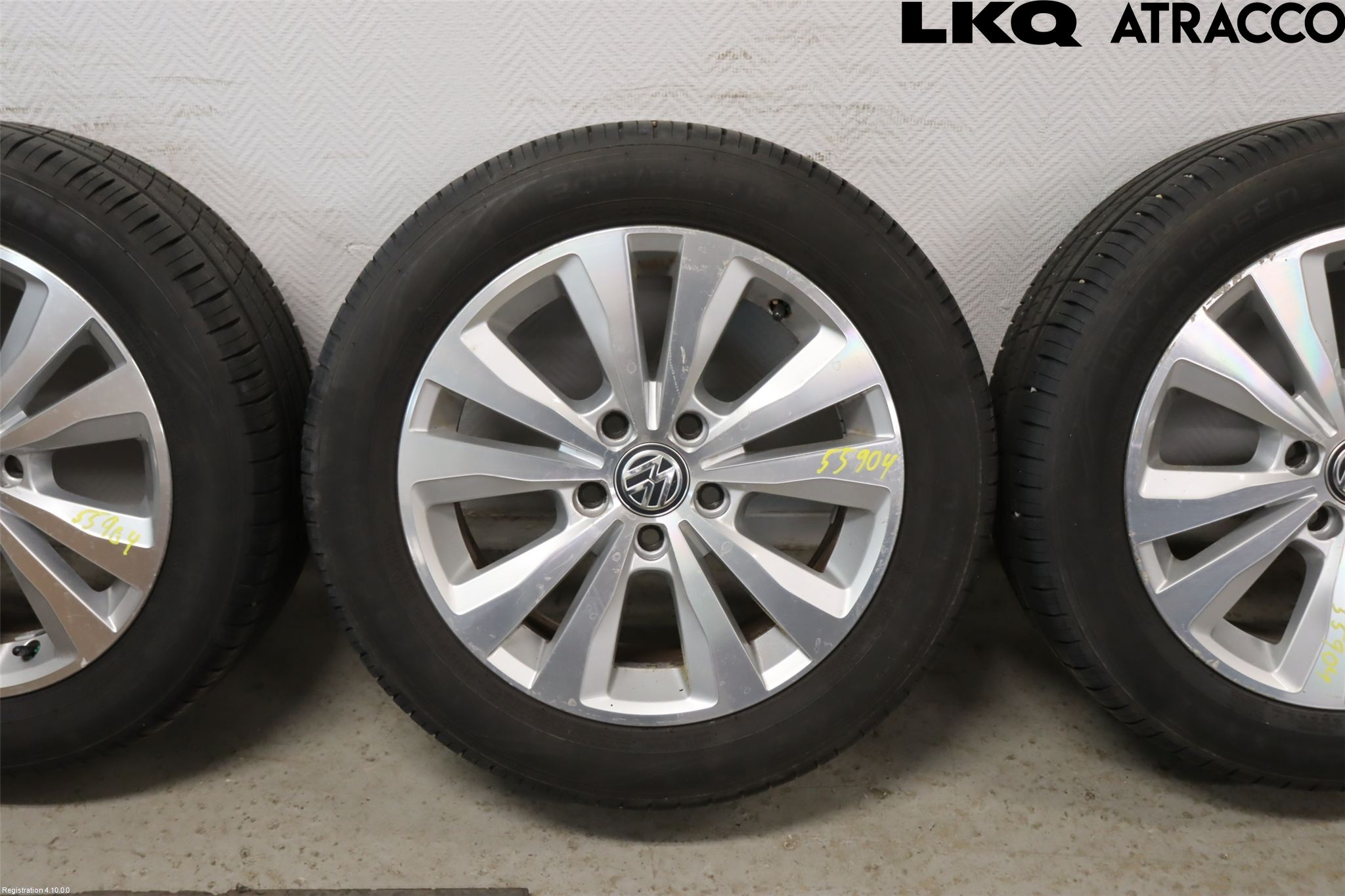 Volkswagen VW GOLF / E-GOLF VII 13-20 Sommardäck Alumfälg 4St