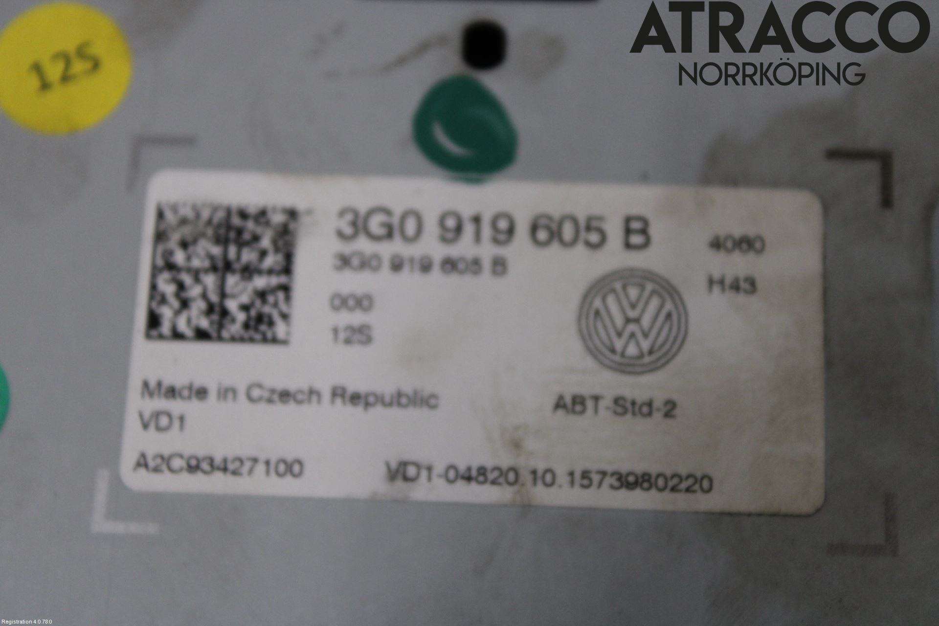 Volkswagen VW GOLF SPORTSVAN 15-20 Multifunktionsdisplay