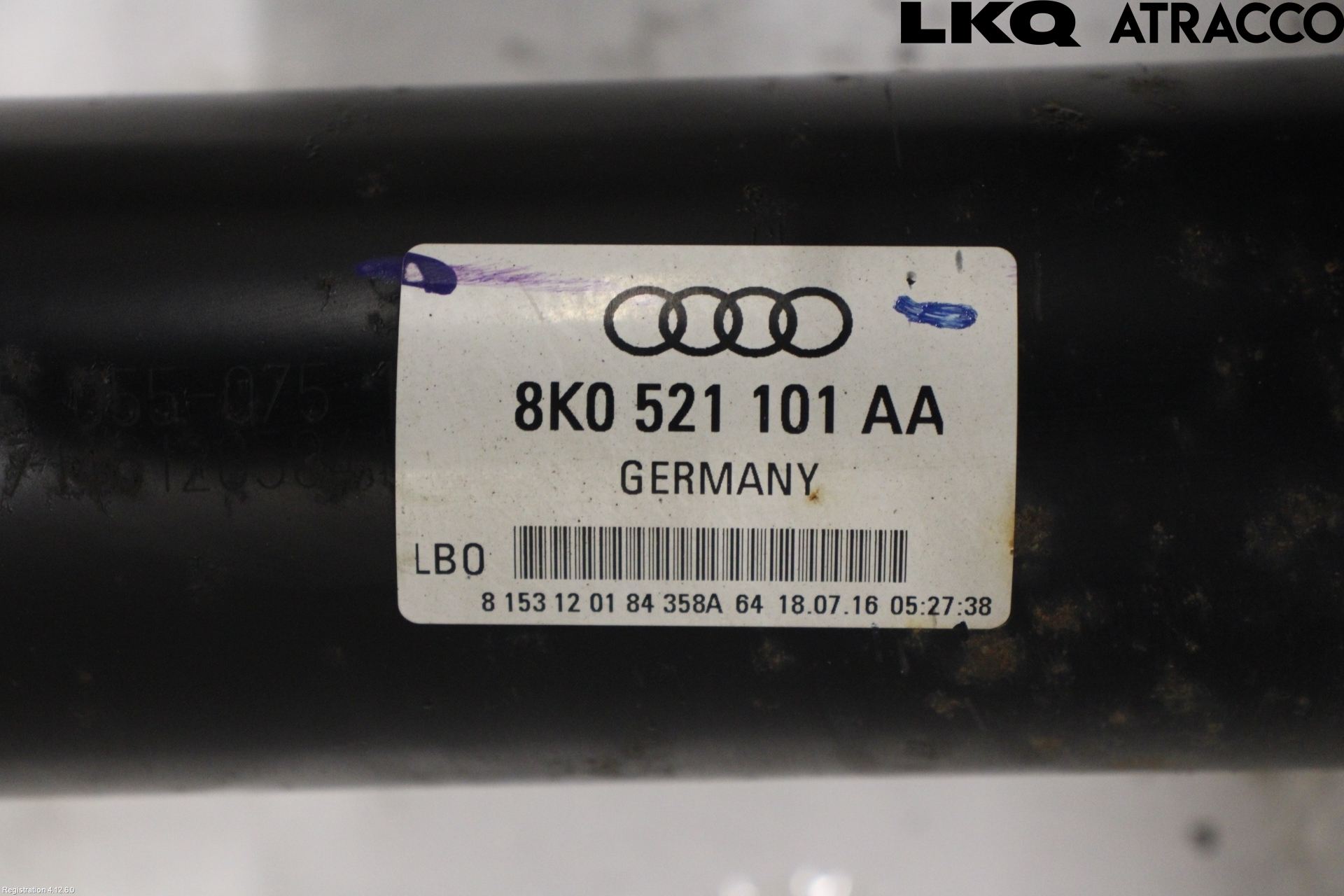 Audi A5 07-16 Mellanaxel Komp