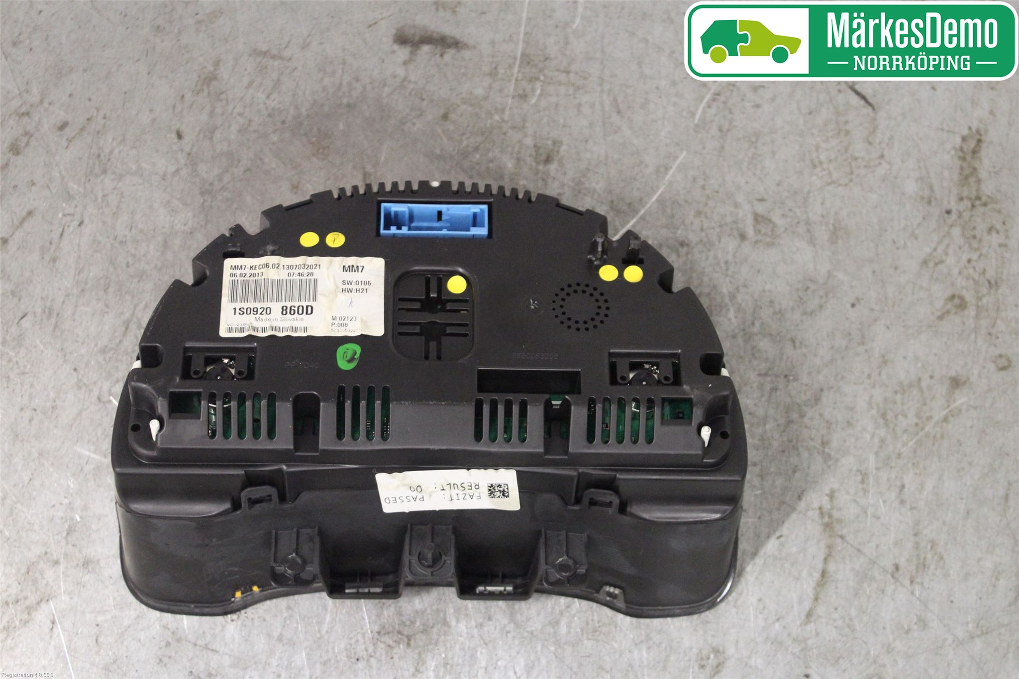 Volkswagen VW UP! / E-UP! Instrument Komb