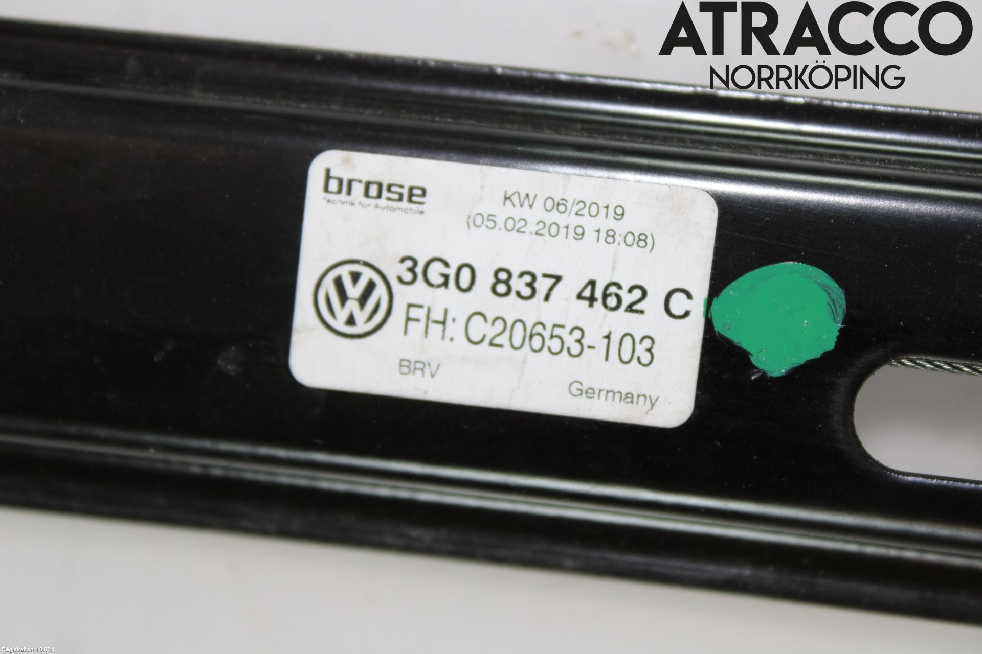 Volkswagen VW PASSAT 20-24 Fönsterhiss El Kompl