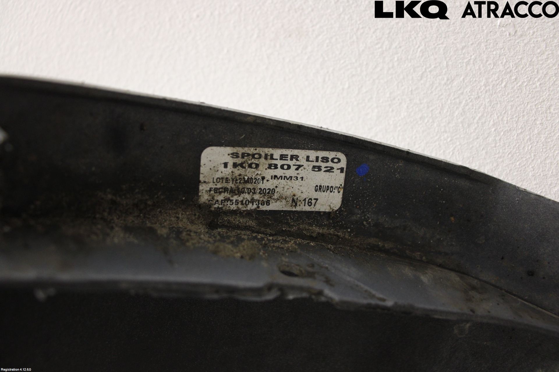 Volkswagen VW GOLF VI 09-13 Spoiler Bak