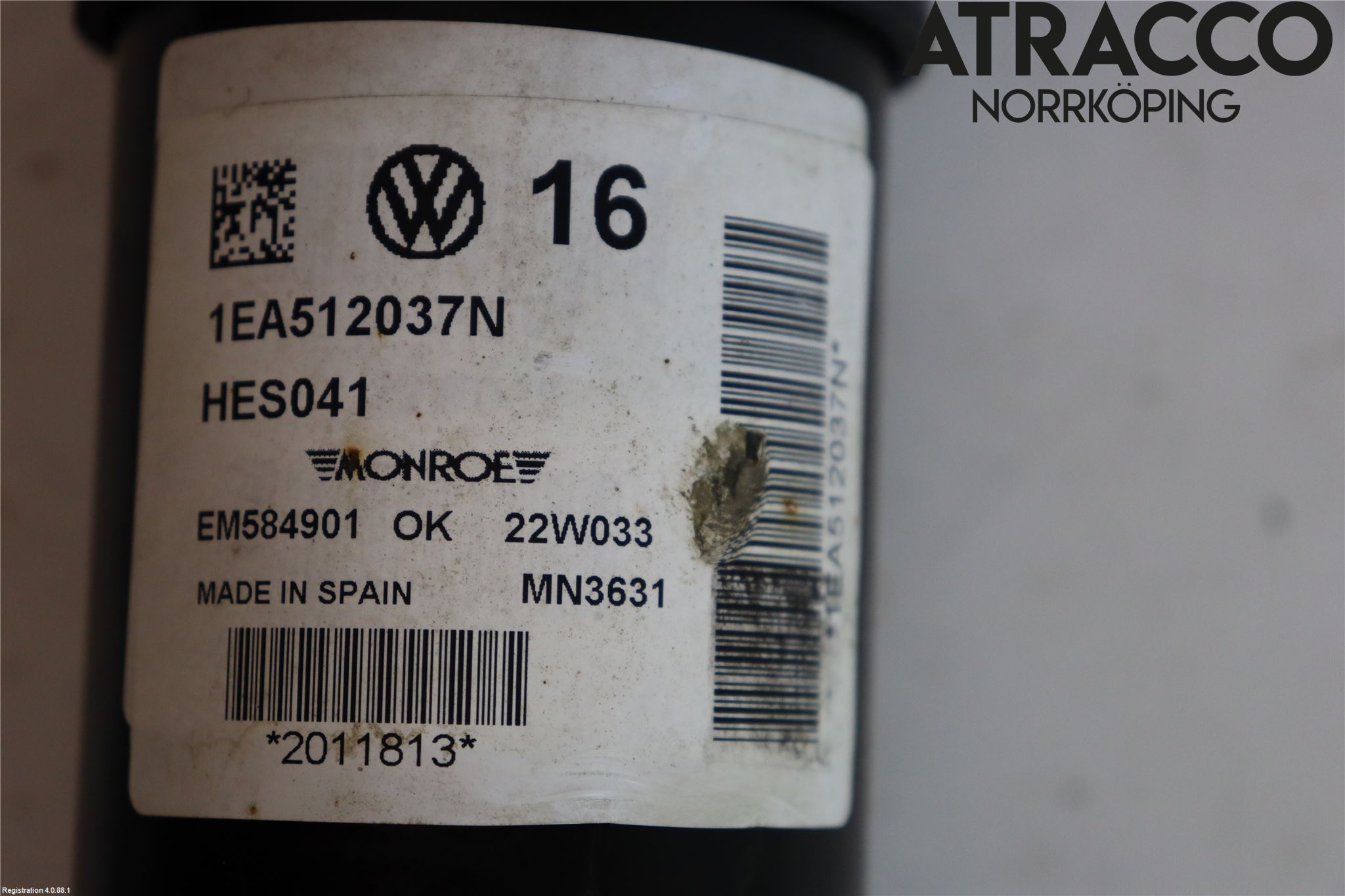 Volkswagen VW ID.4 21- Stötdämpare Bak