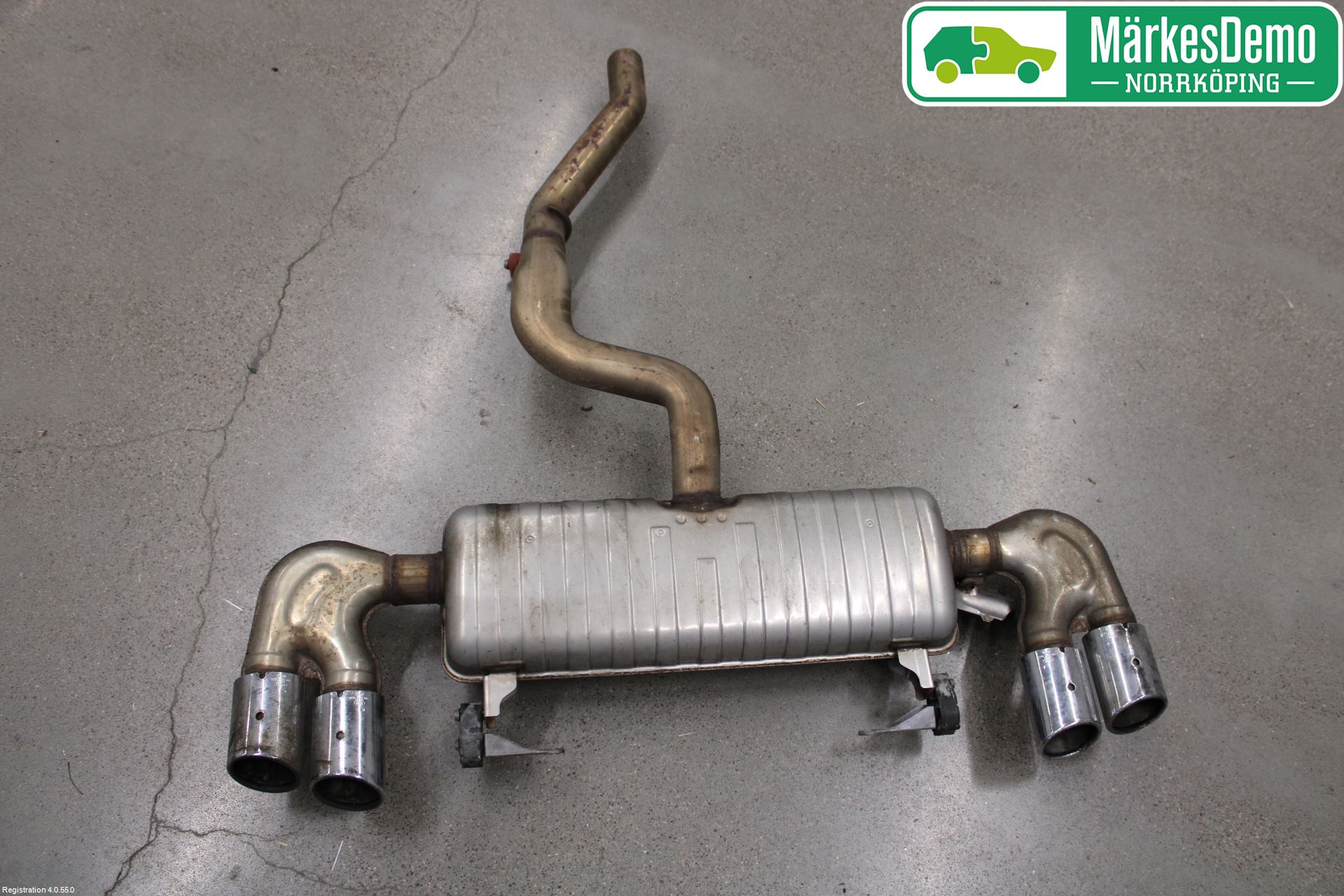 Audi A1/S1 11-18 Avgas Bakre Dämpare