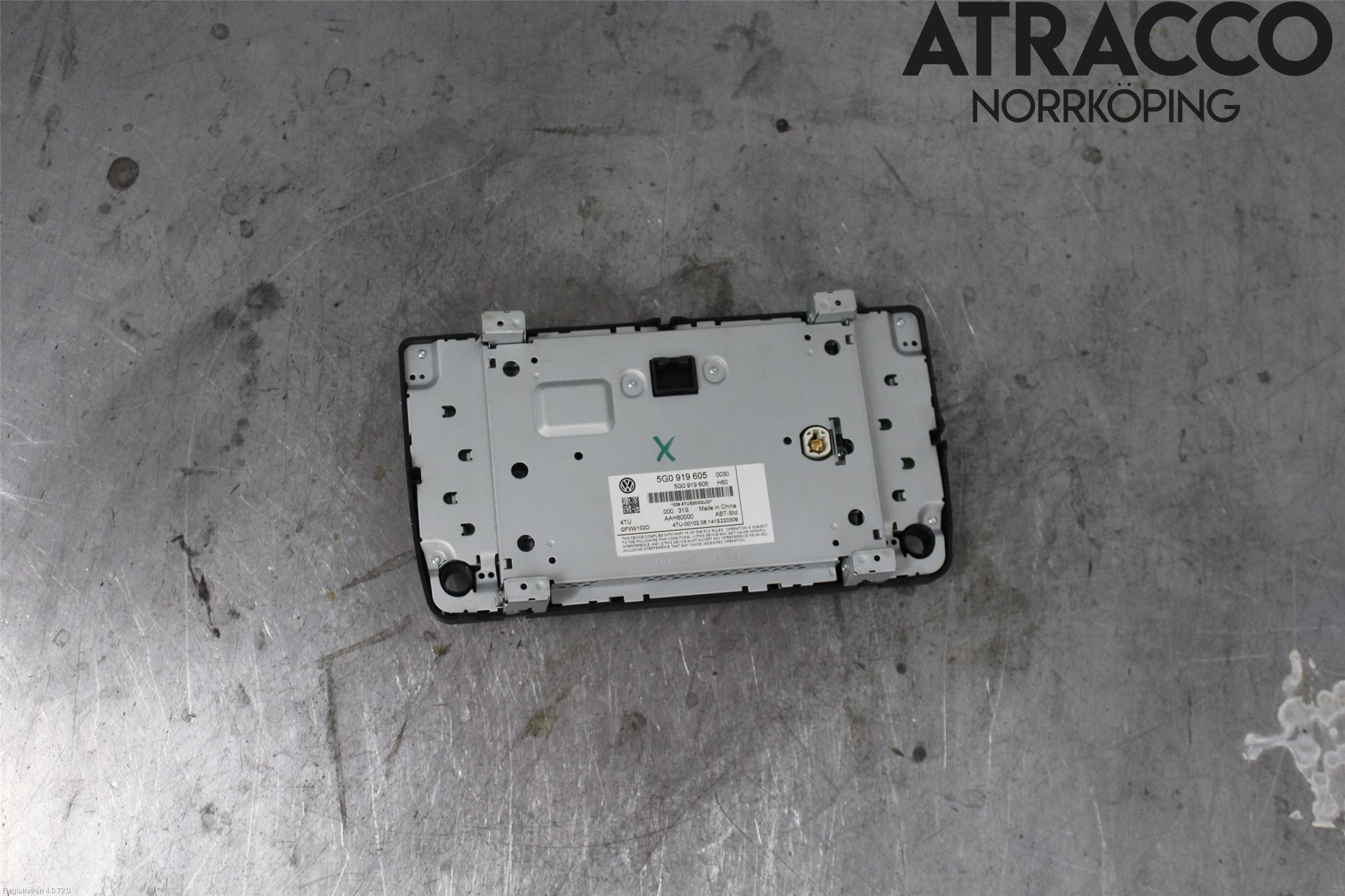 Volkswagen VW GOLF / E-GOLF VII 13-20 Multifunktionsdisplay