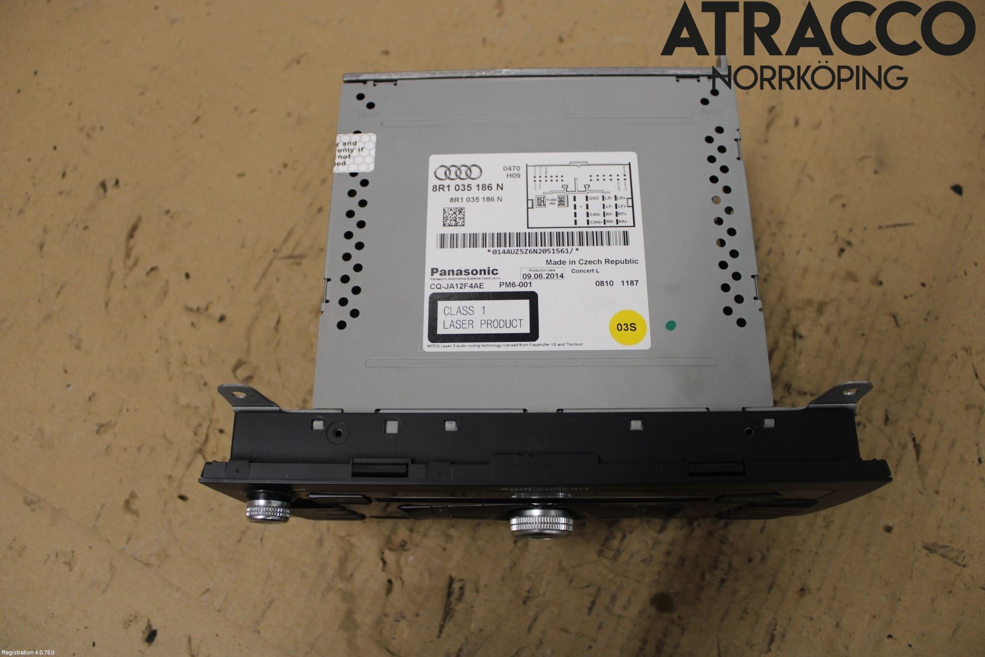 Audi A4 12-15 Cd Radio - Multimediapanel