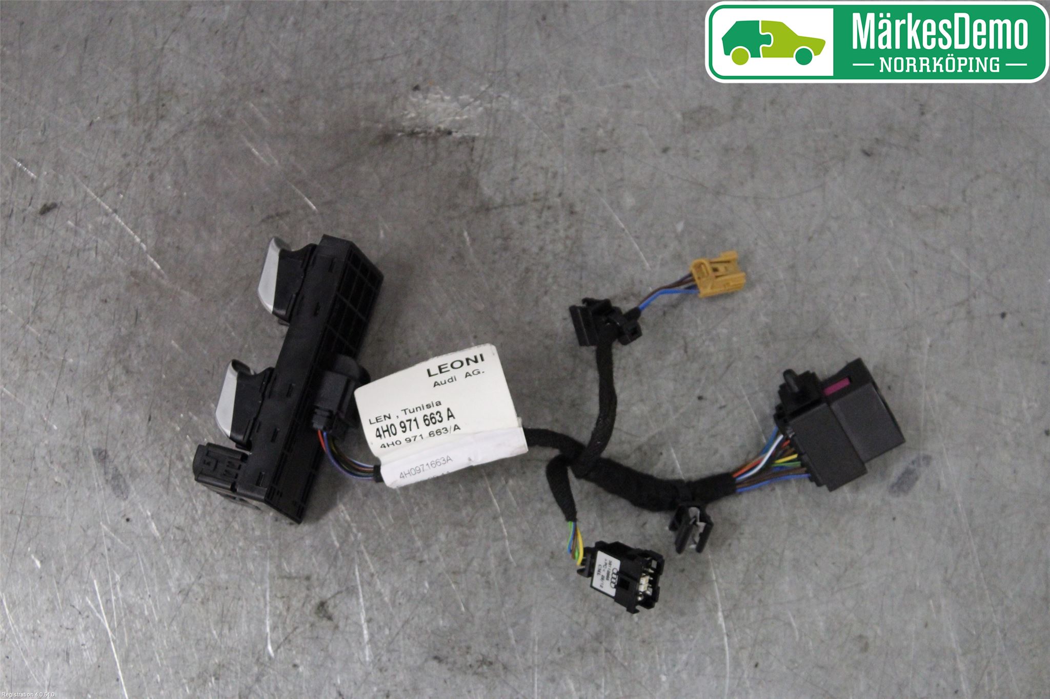 Audi A8/S8 4H 10-17 Strömställare Elhiss