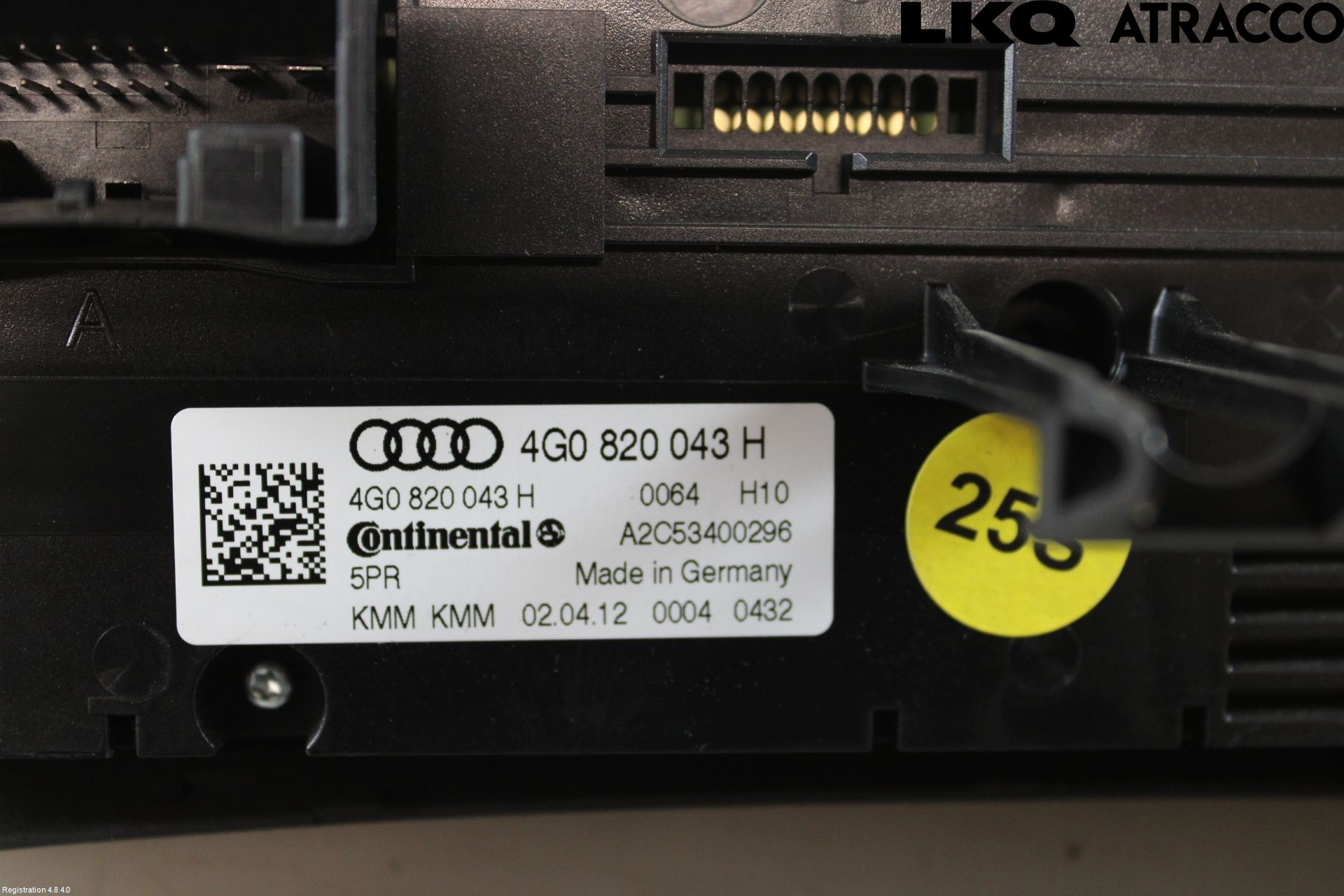 Audi A6/S6 4G 11-18 Värmereglage