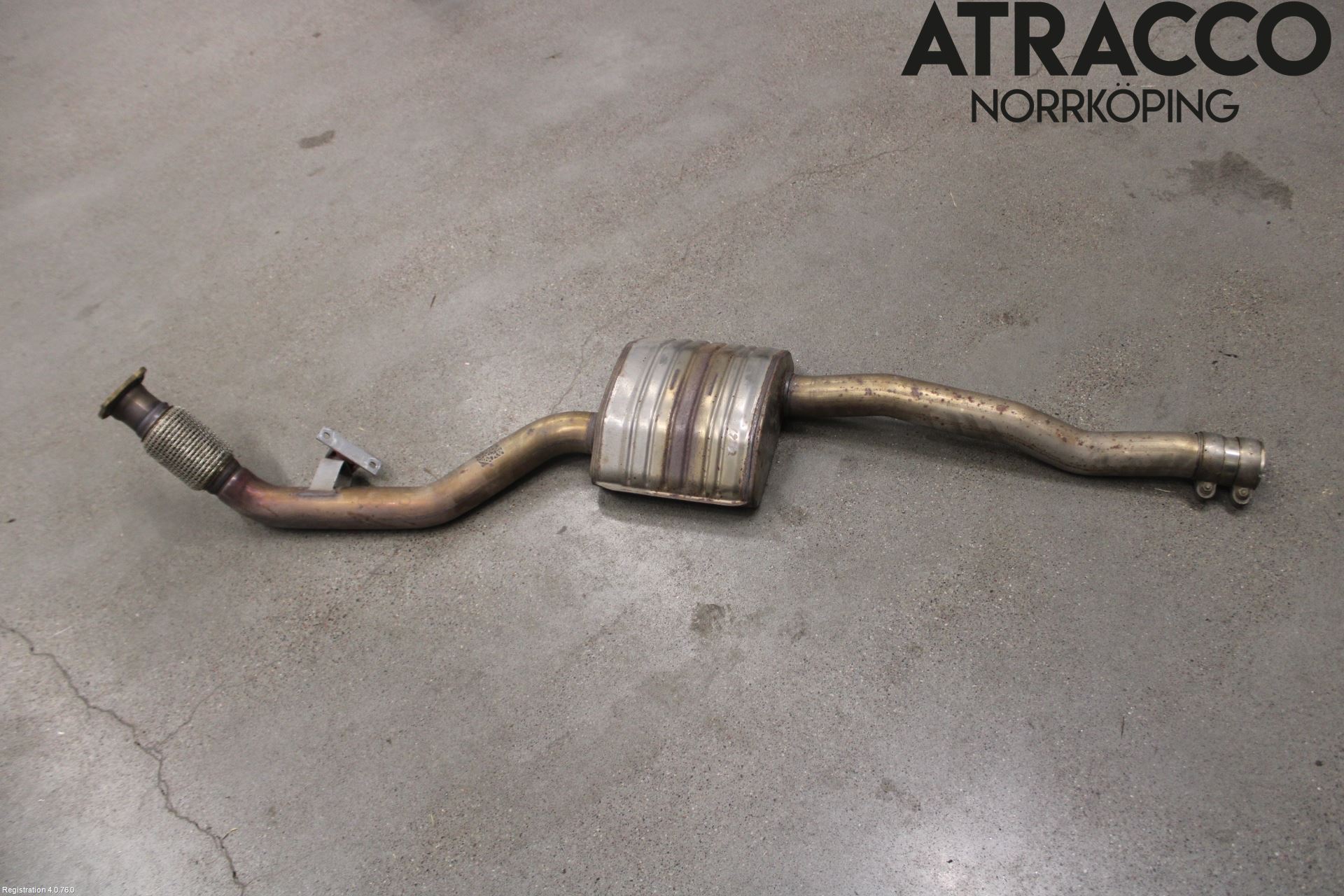 Audi A6 F2/C8 19- Avgasrör Främre-Mitt-Bak