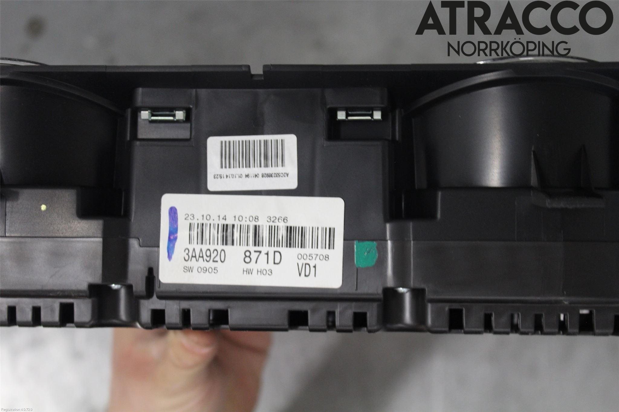 Volkswagen VW PASSAT 15-19 Instrument Komb