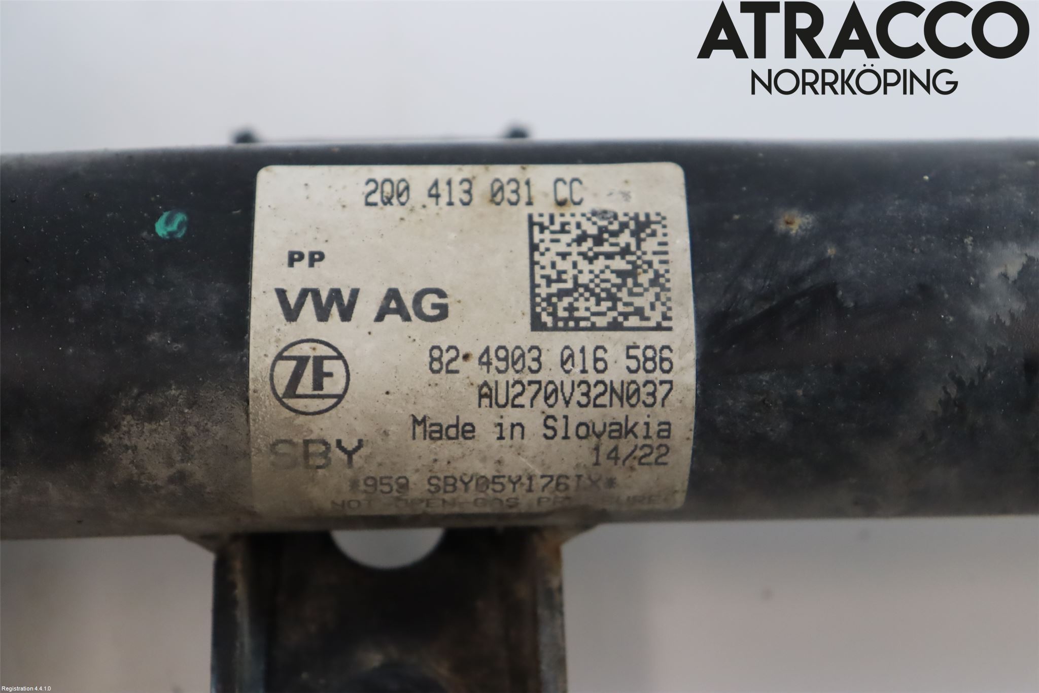 Audi A1 19- Fjäderben Fram Vänster