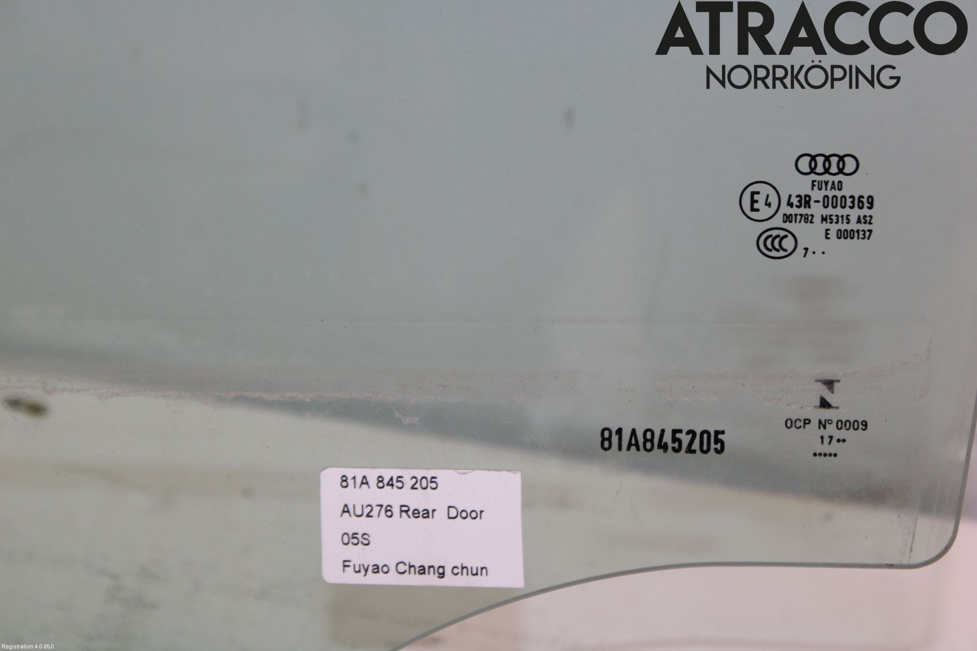 Audi Q2/SQ2 17- Dörruta Bak Vänster