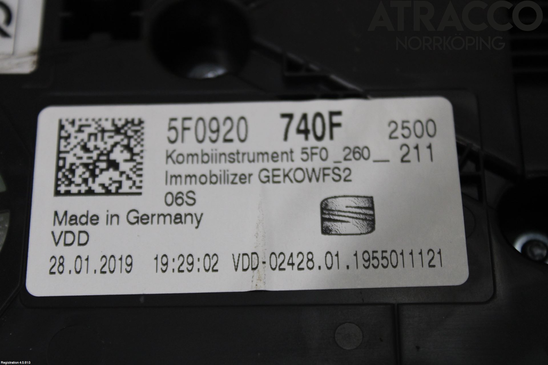 Seat LEON 13-20 Instrument Komb