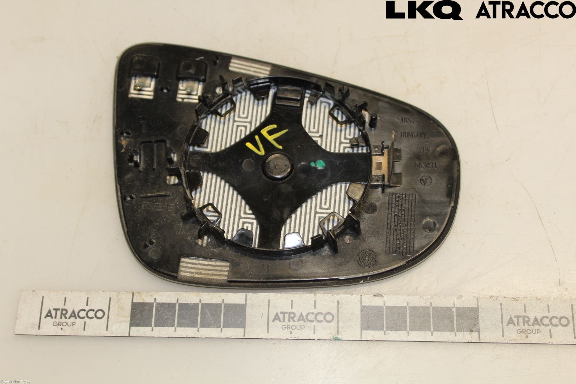 Volkswagen VW TOURAN 10-15 Spegelglas Vä