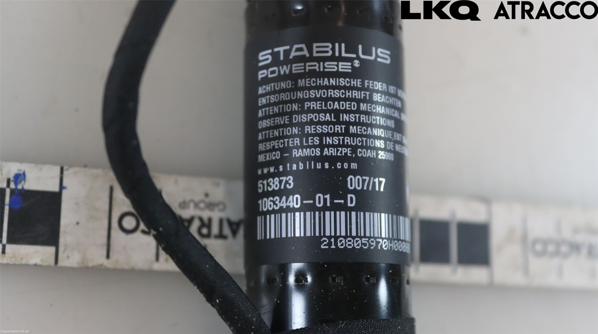 Tesla MODEL X 16- Gasfjäder Övrigt